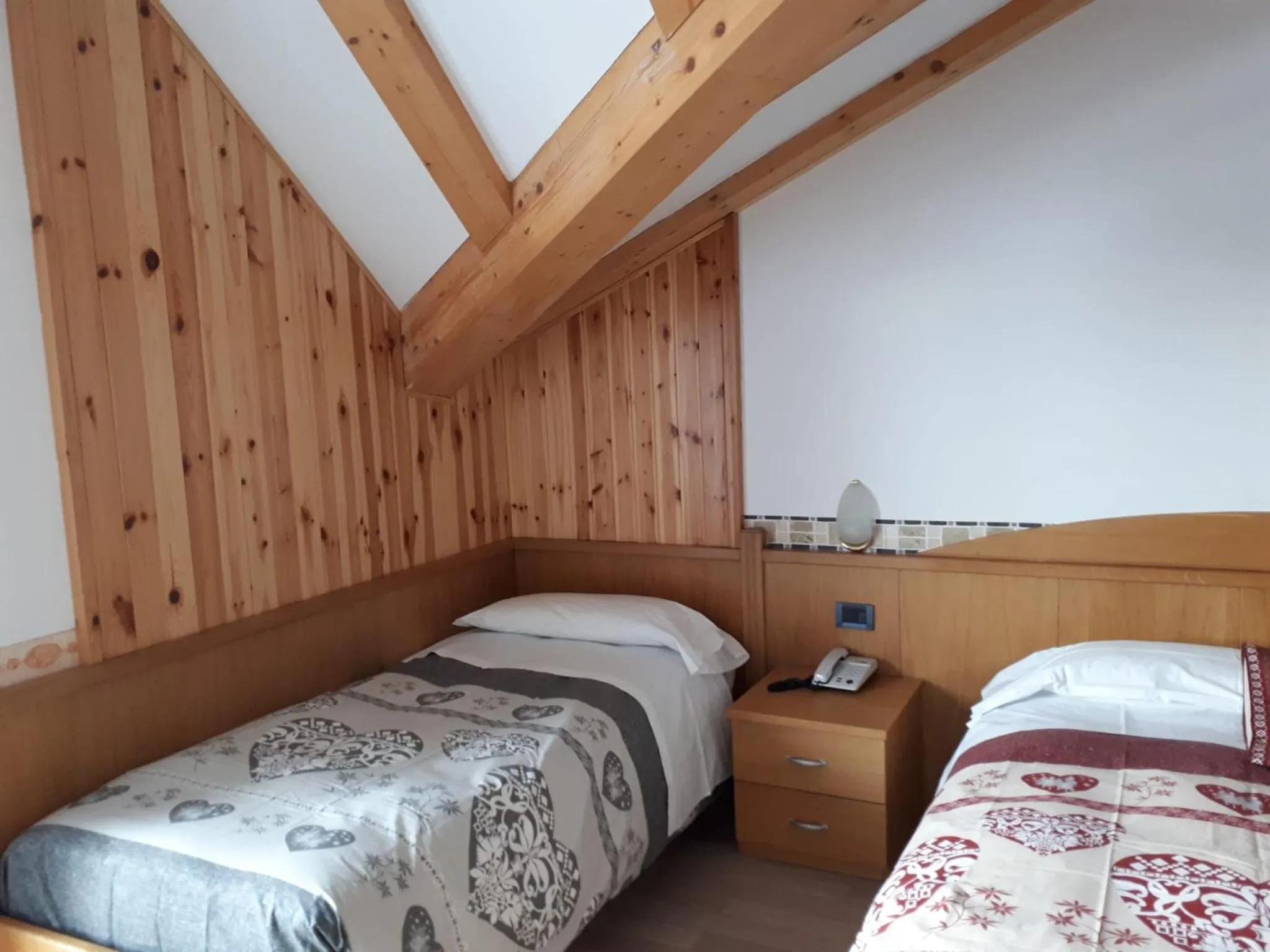 Bed in Hotel Panorama