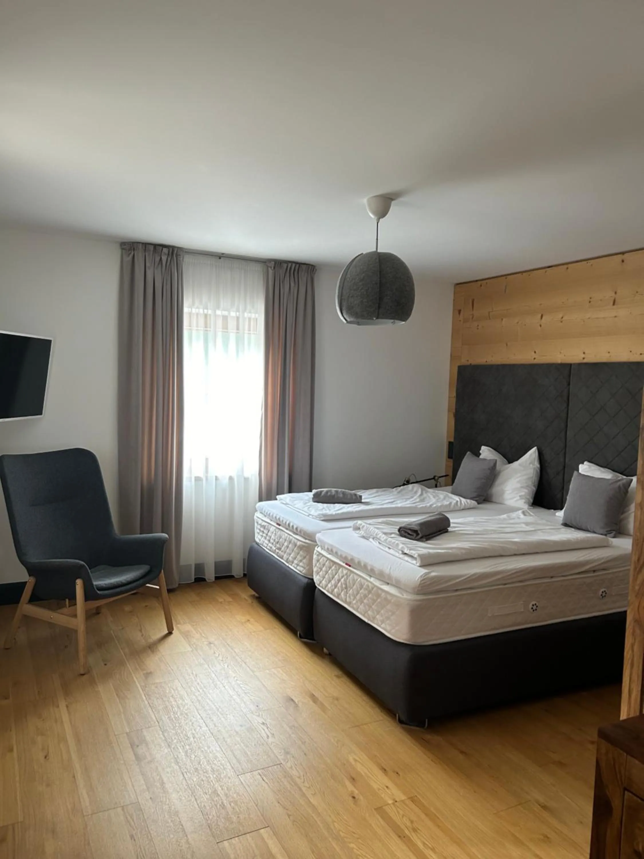 Bed in Tauernhaus Appartment