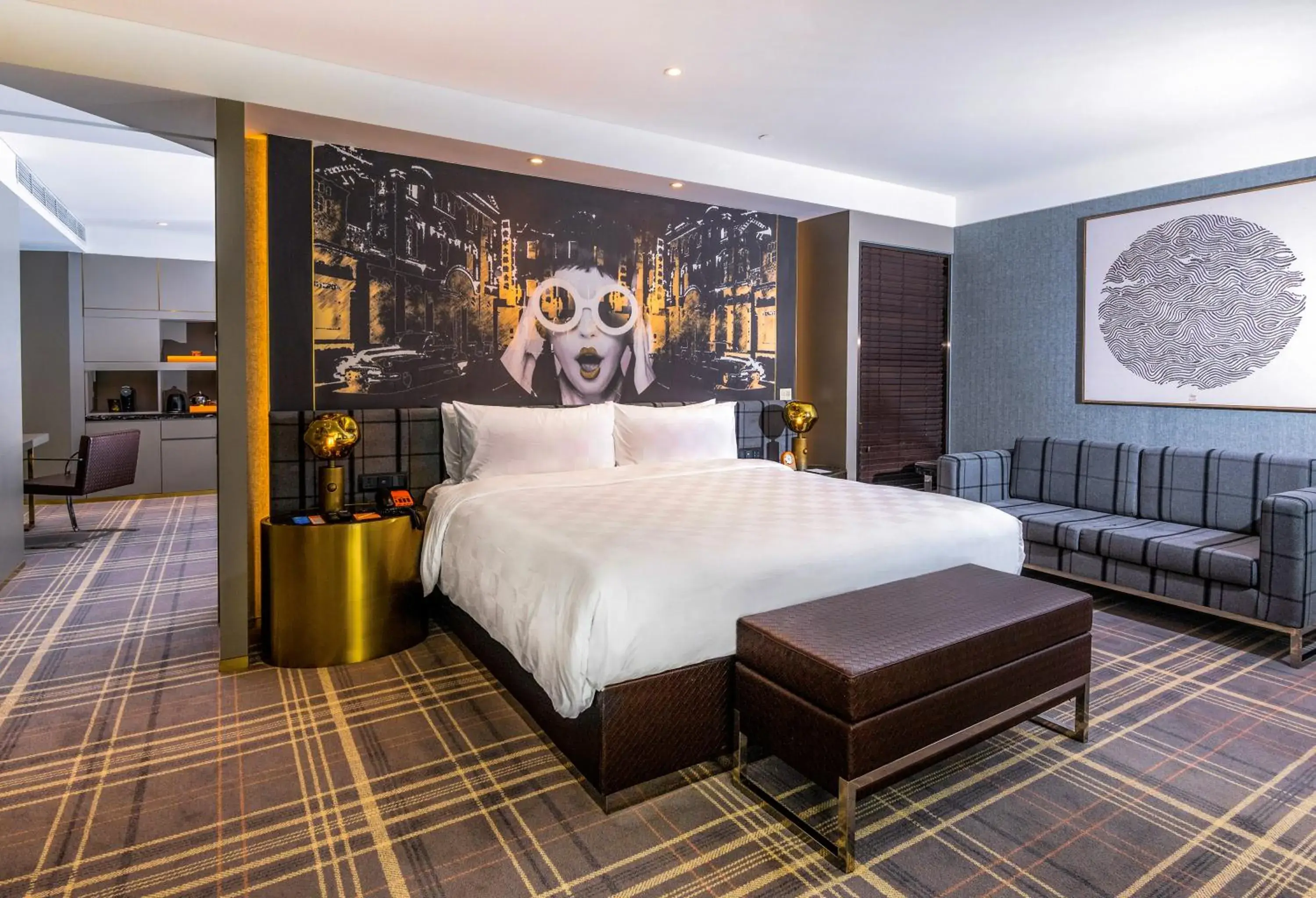 2 King Beds 2 Bedroom Suite in Hotel Indigo Shanghai Jing'An by IHG 2 King Beds 2 Bedroom Suite in Hotel Indigo Shanghai Jing'An by IHG