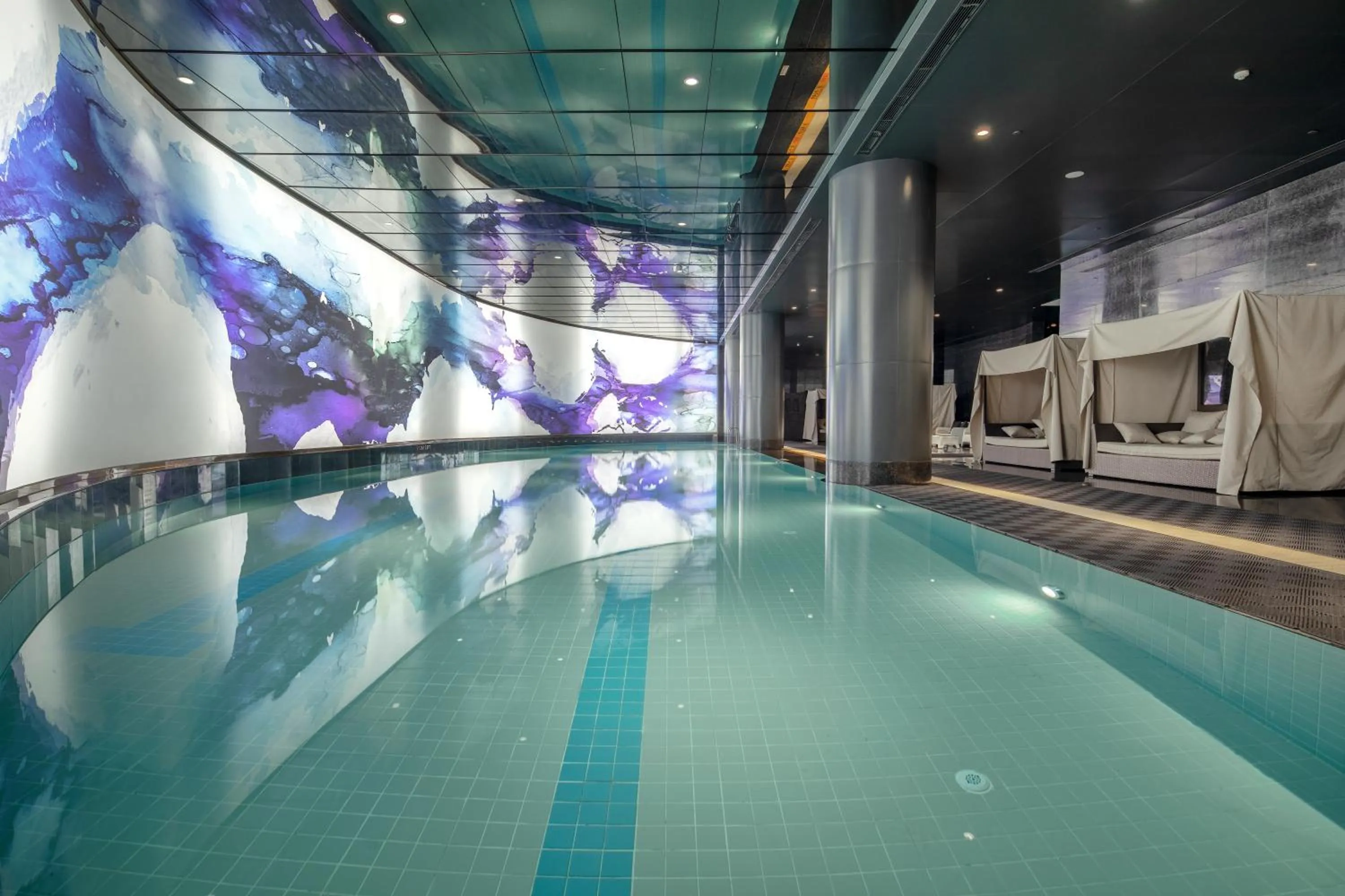 Swimming pool in Hotel Indigo Shanghai Jing'An by IHG