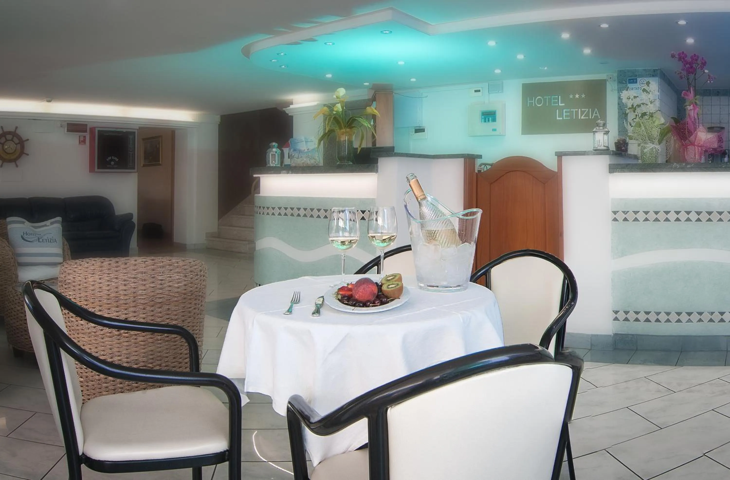 Living room in Hotel Letizia