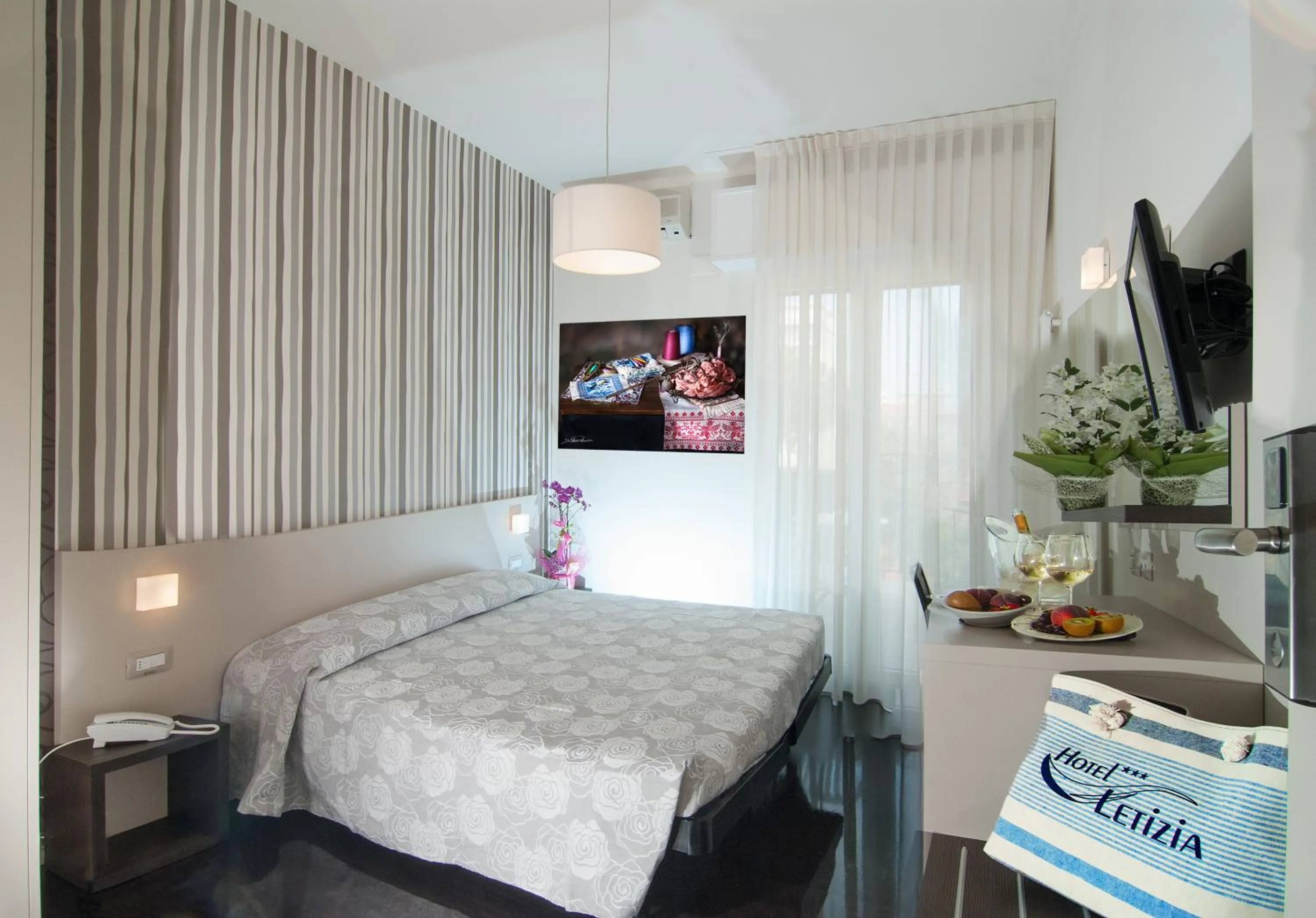 Bed in Hotel Letizia