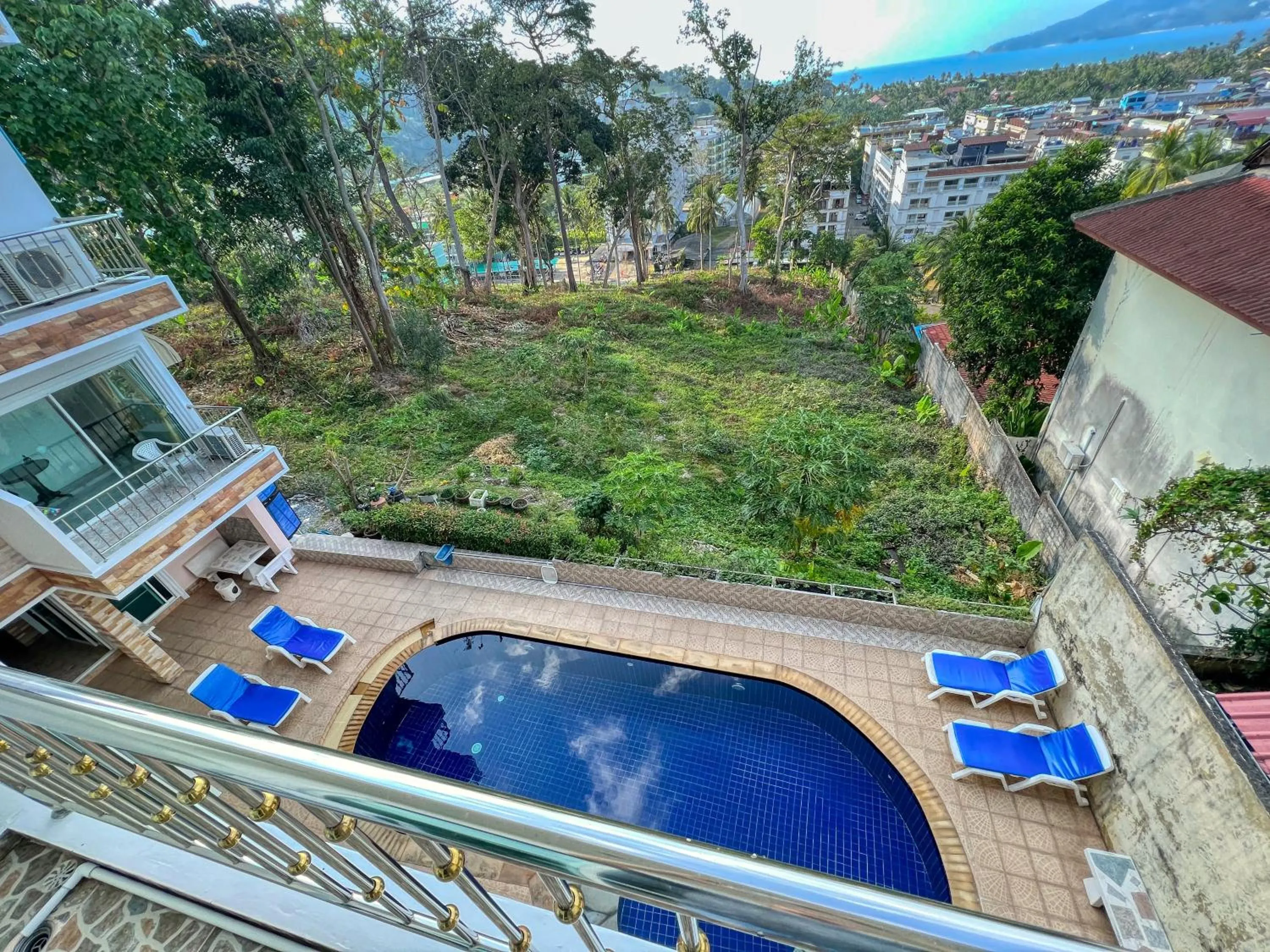 Pool view in SR Sea View Apartments