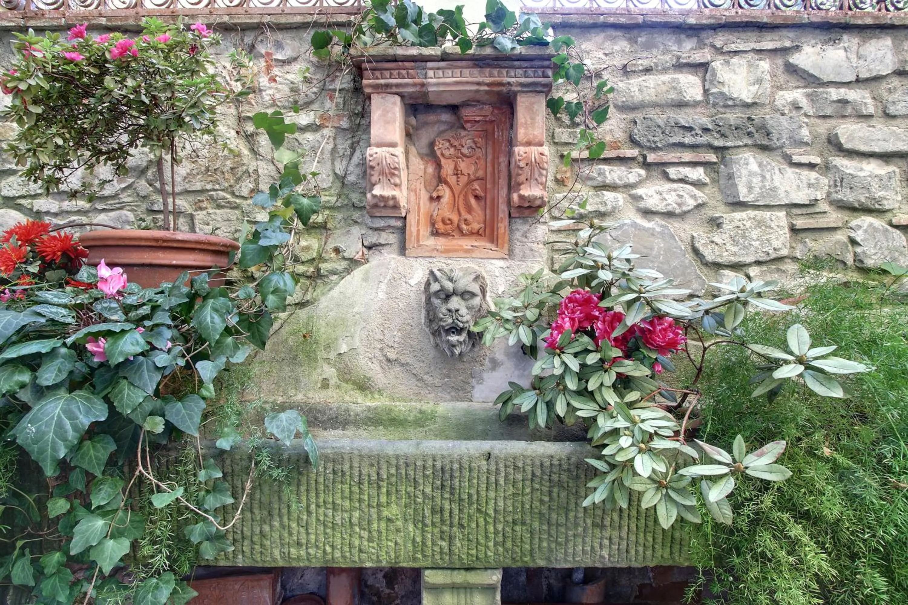 Patio in Relais & Maison Grand Tour