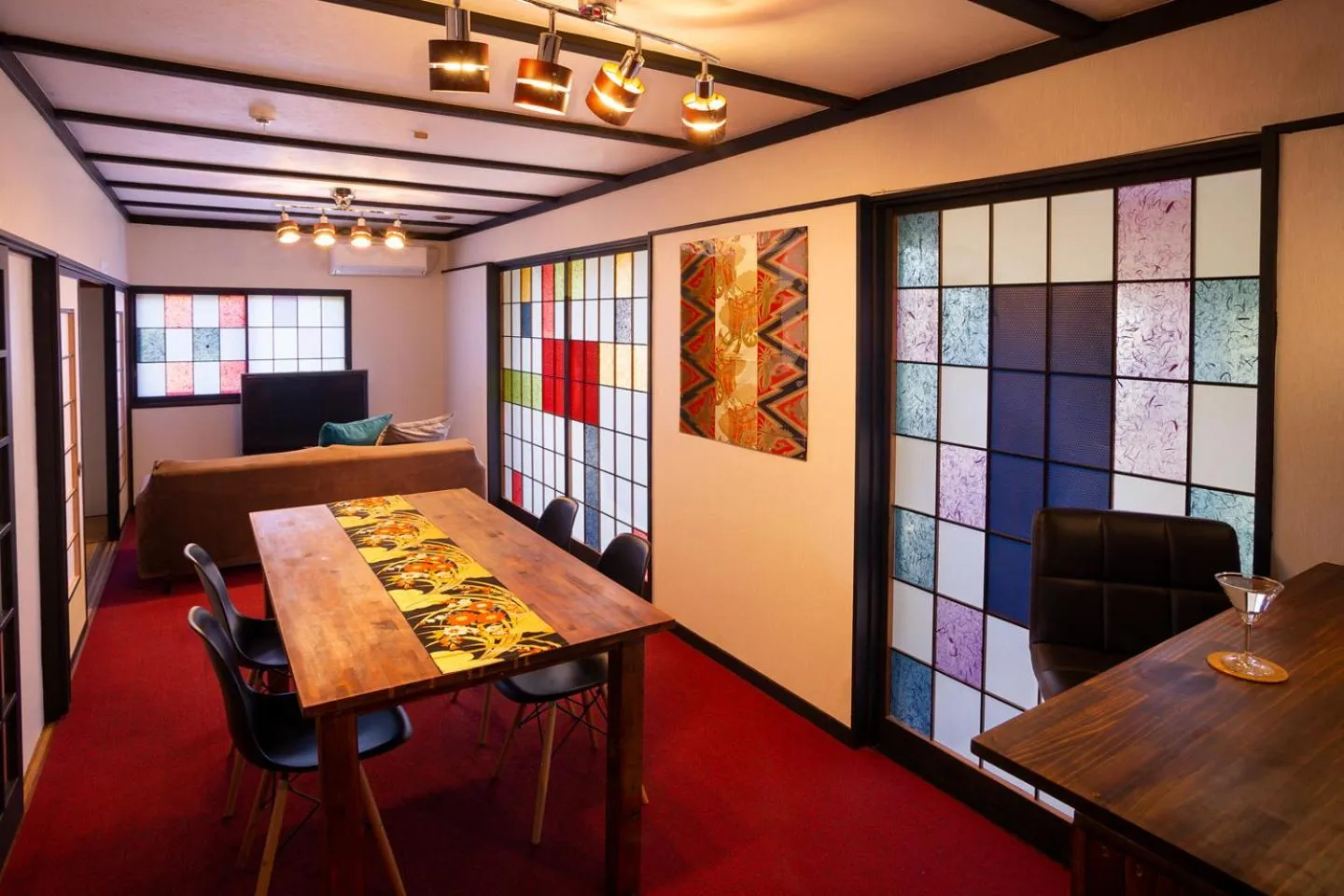 Living room in Taisho Modern Villa Zen