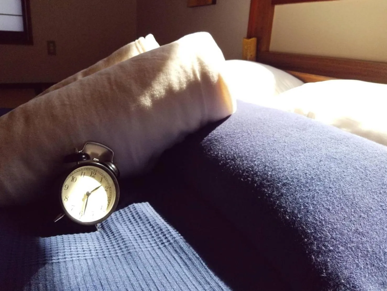 Decorative detail, Bed in Taisho Modern Villa Zen