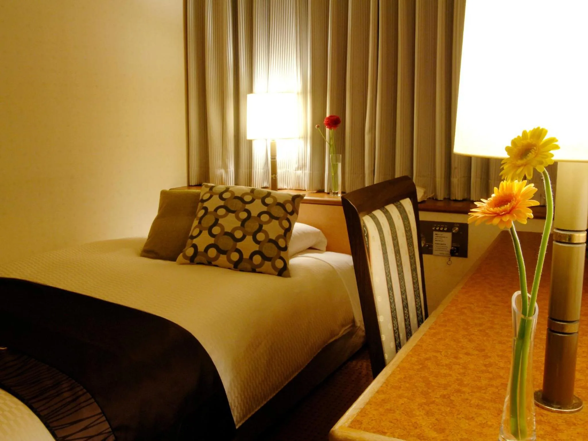 Decorative detail, Bed in Central Hotel