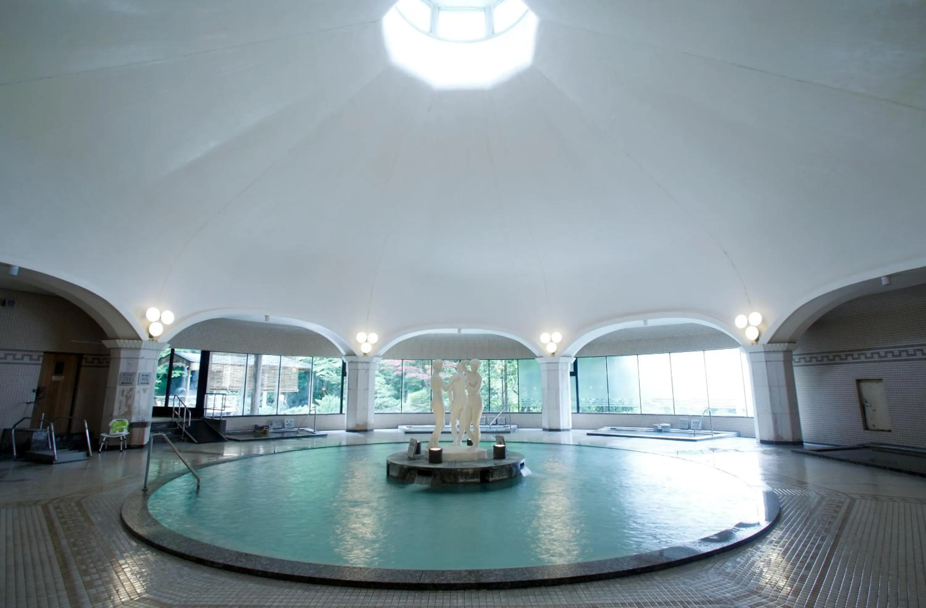 Hot Spring Bath in Noboribetsu Grand Hotel