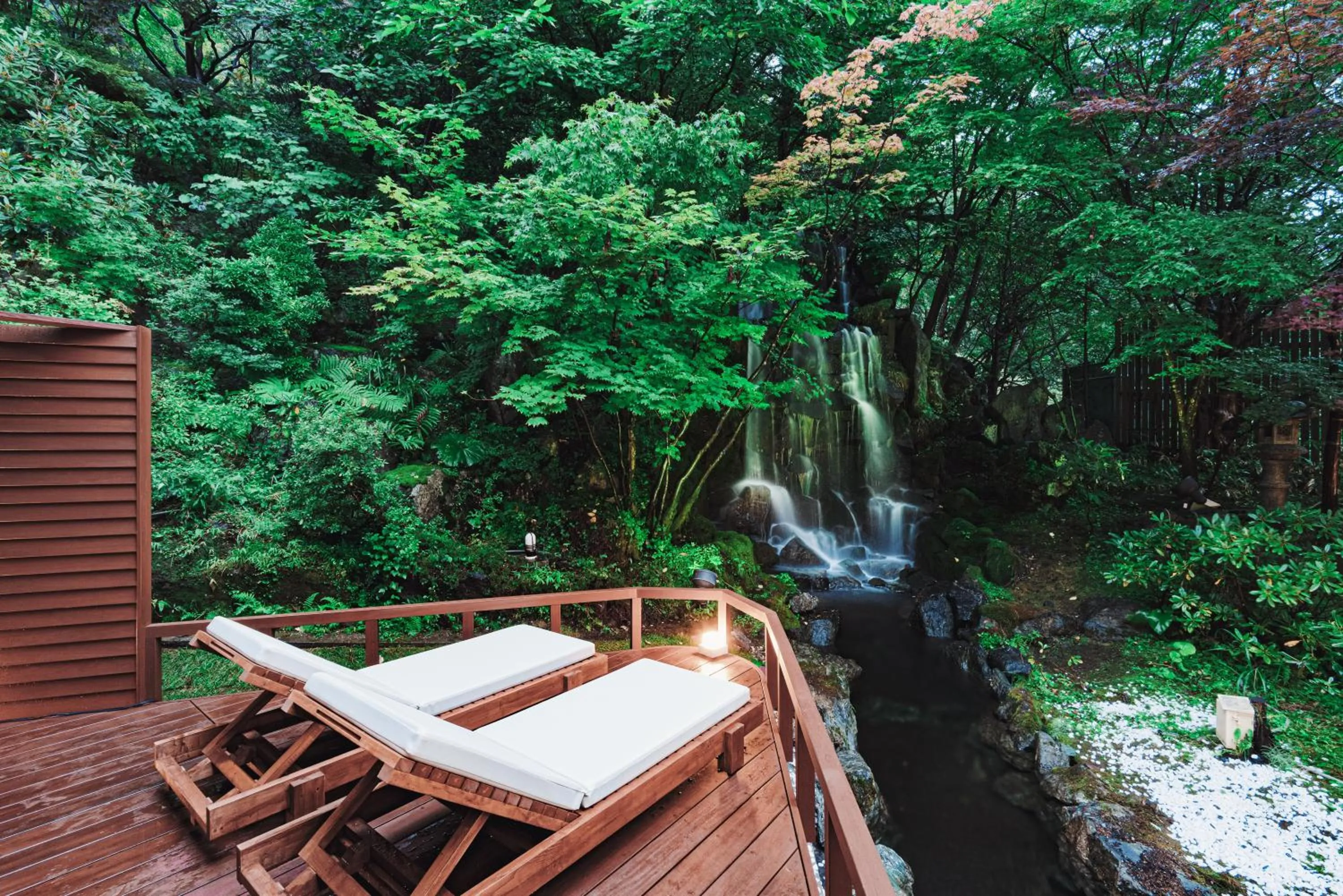 Open Air Bath in Noboribetsu Grand Hotel