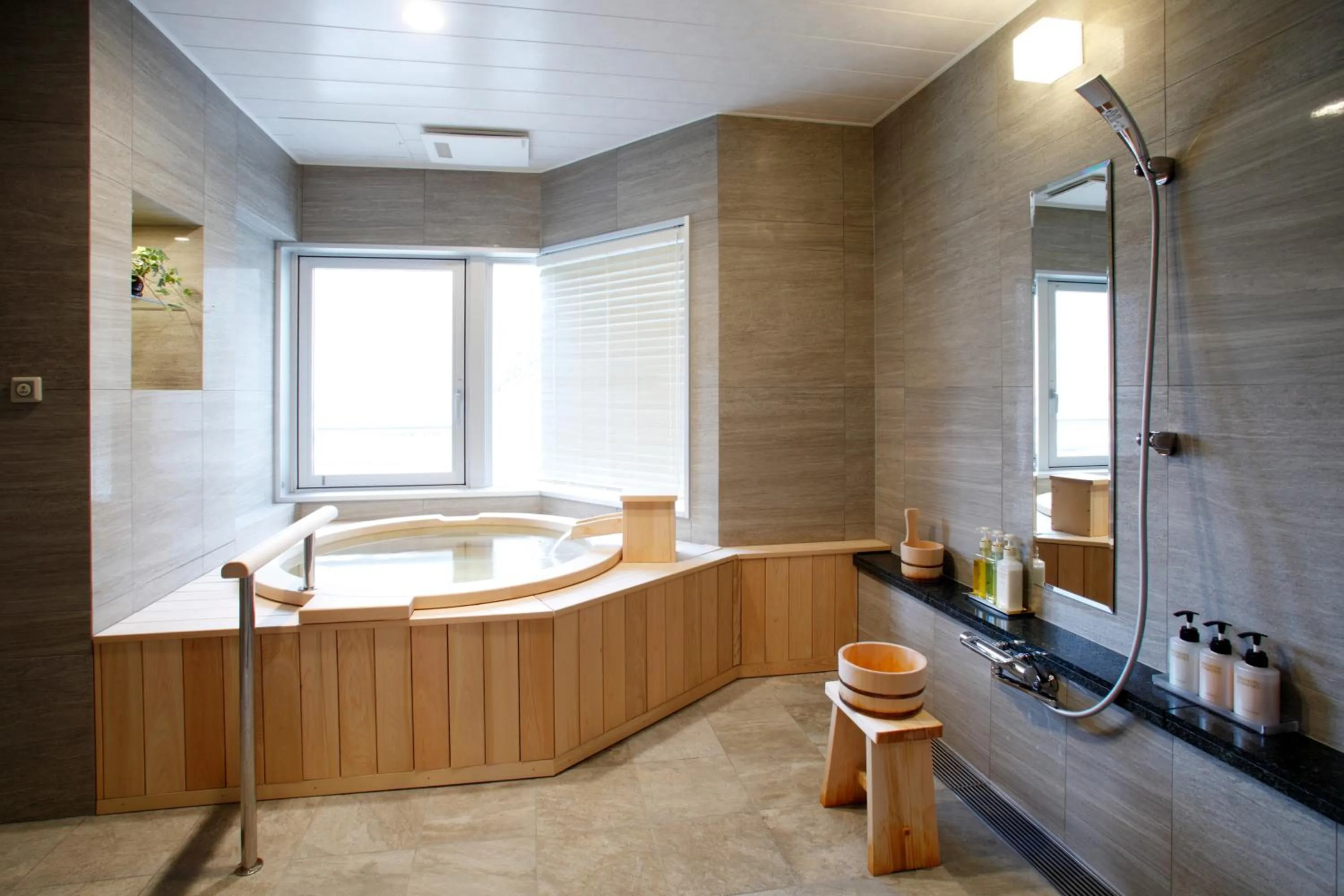 Bathroom in Noboribetsu Grand Hotel