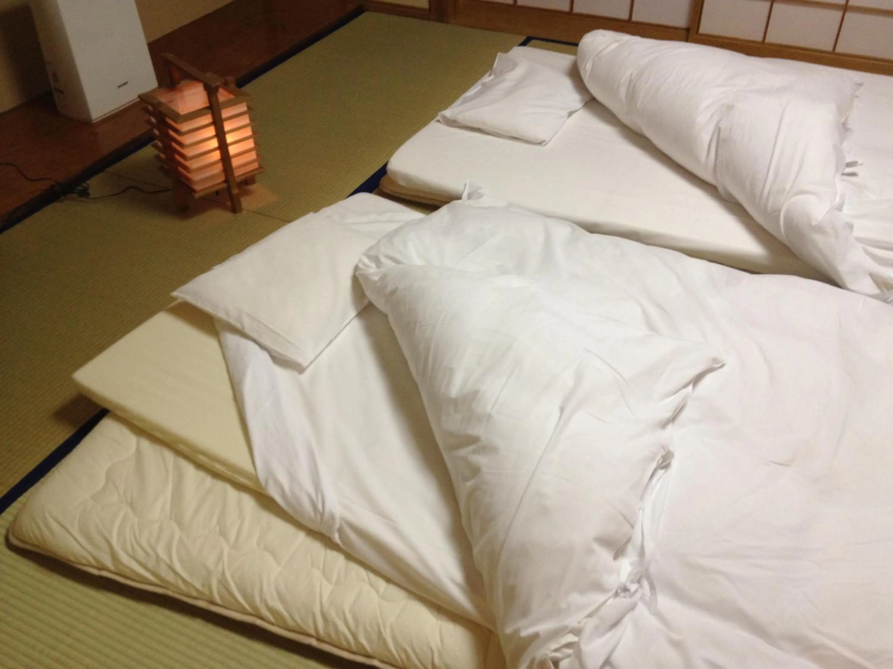 Bed in Noboribetsu Grand Hotel