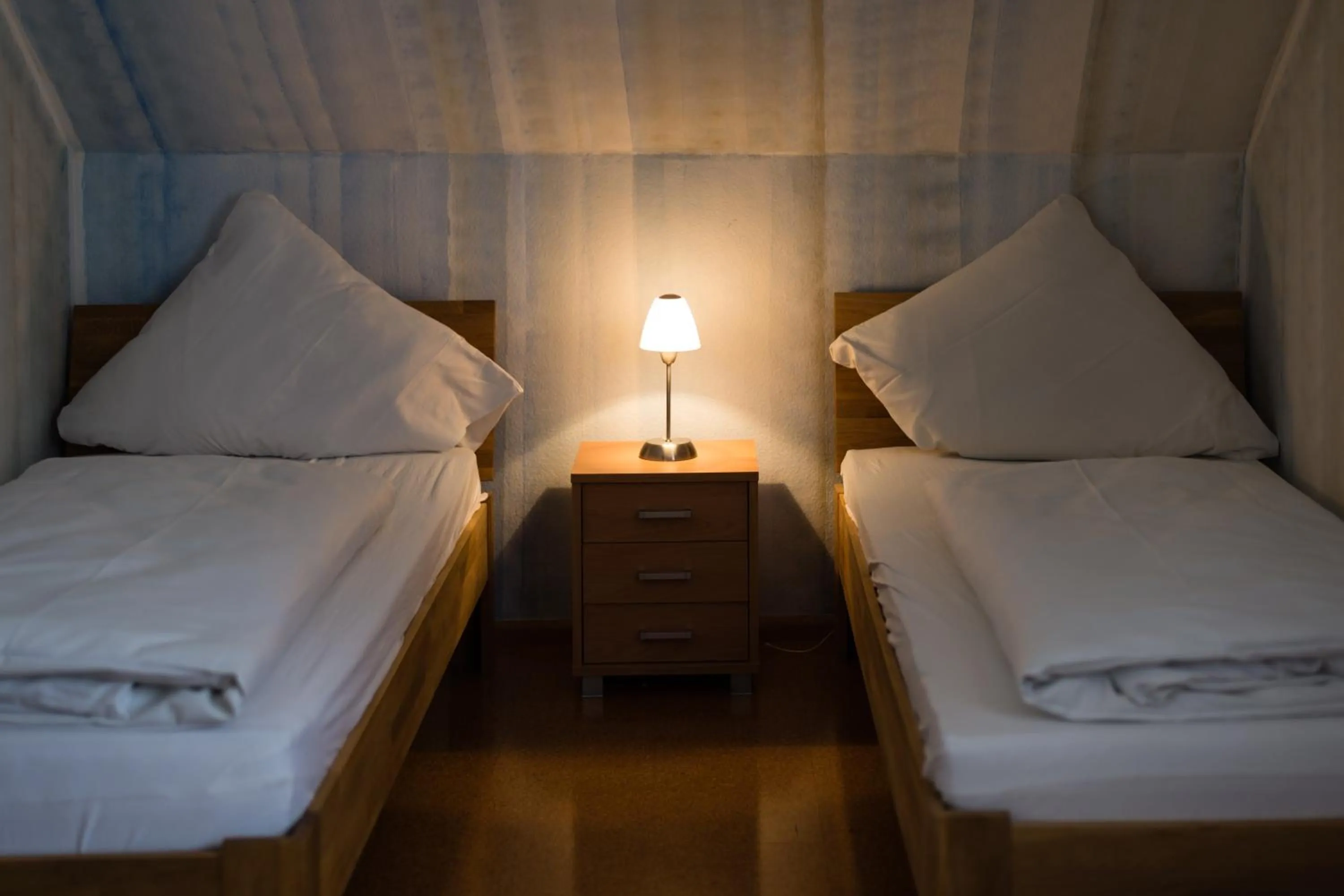 Bed in Gasthaus Pension Löwen