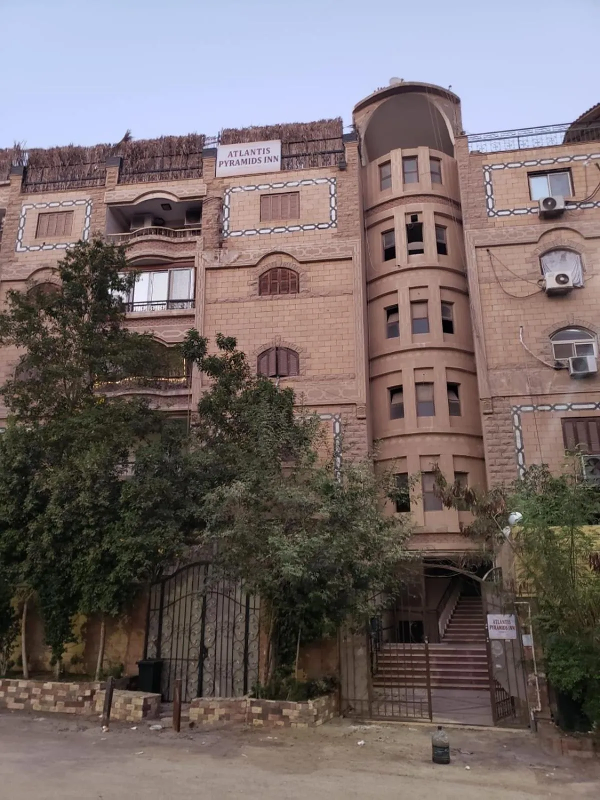 Property building in Atlantis Pyramids Inn