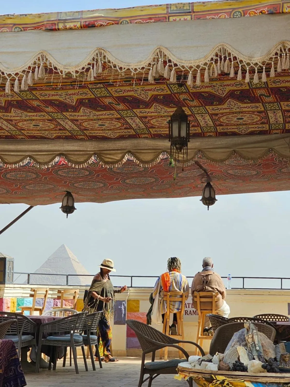 Day in Atlantis Pyramids Inn