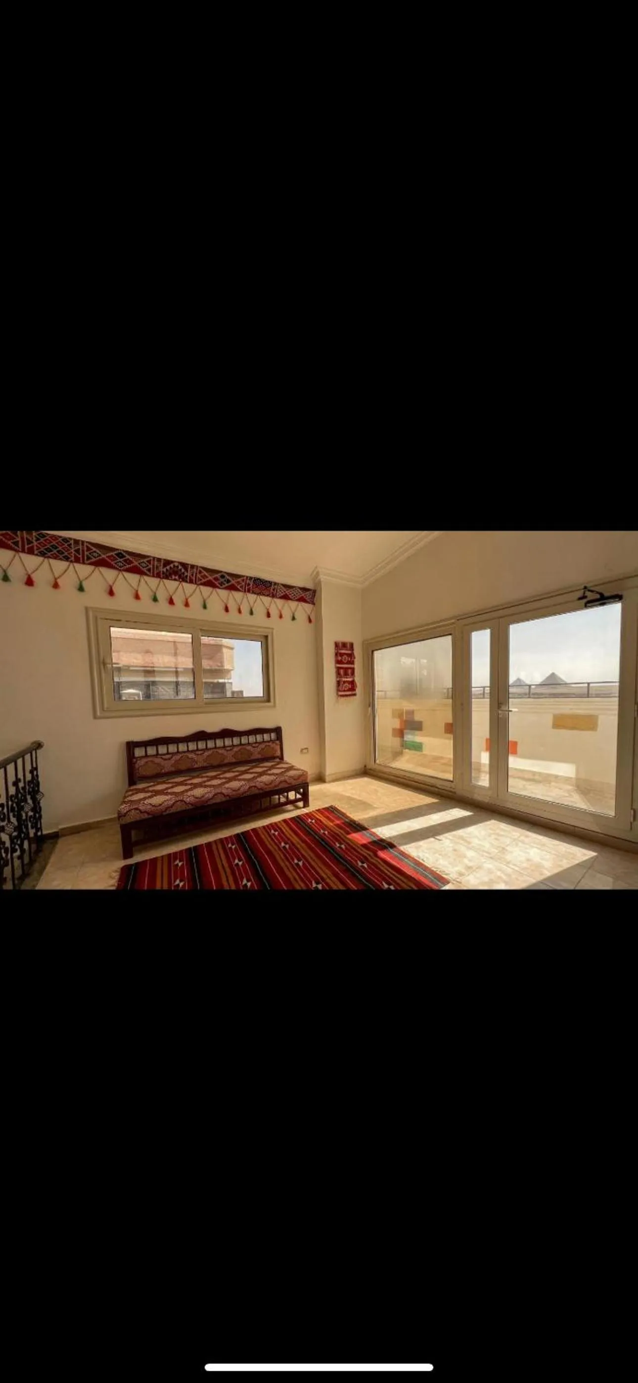 Bed in Atlantis Pyramids Inn