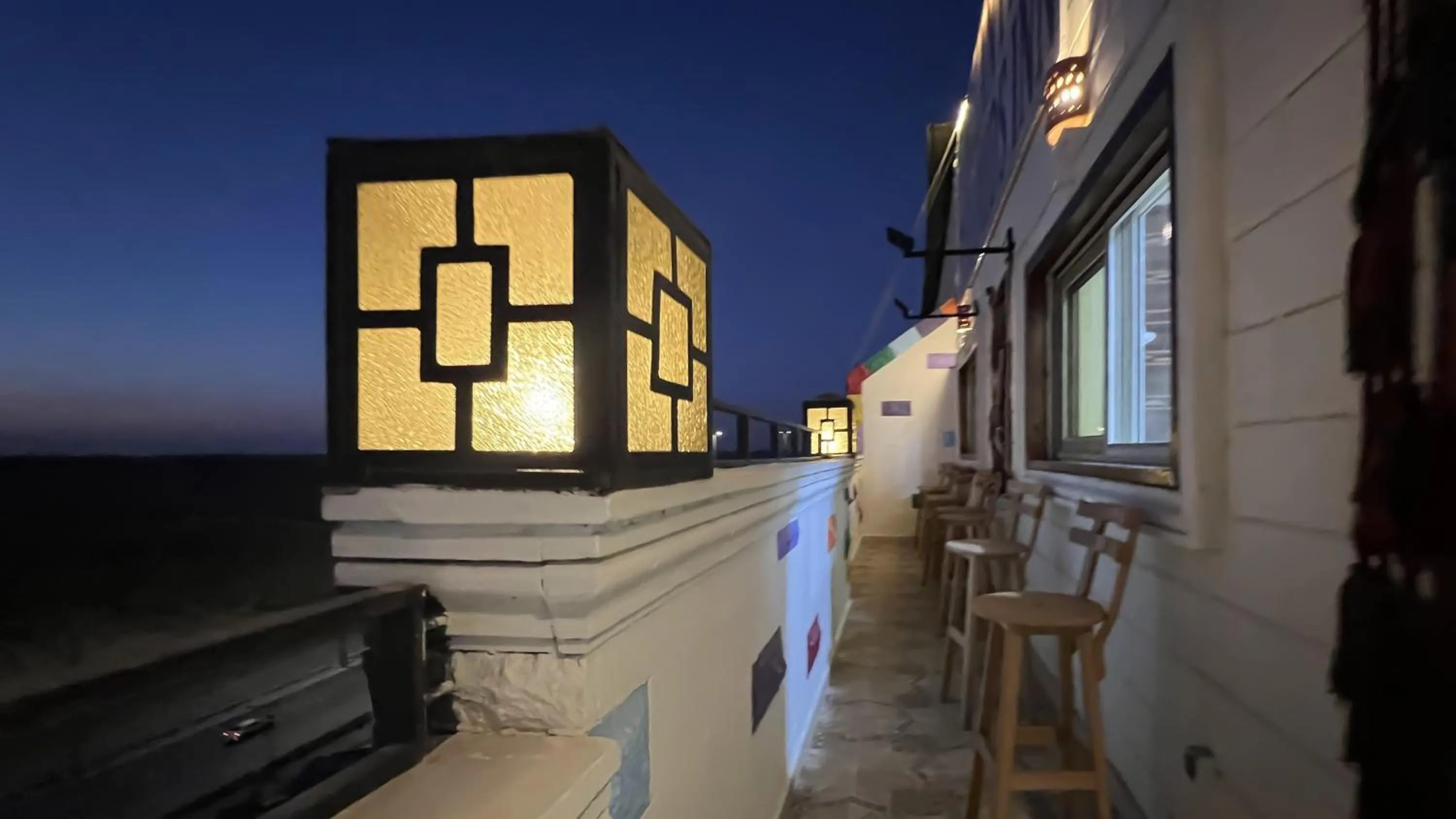 Balcony/Terrace in Atlantis Pyramids Inn