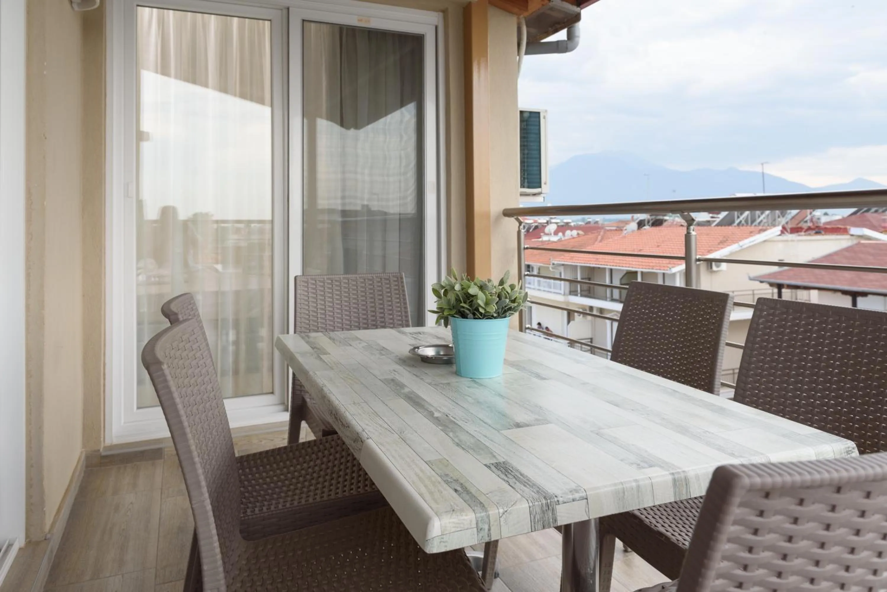 Balcony/Terrace in Ammos Beach Seaside Luxury Suites Hotel