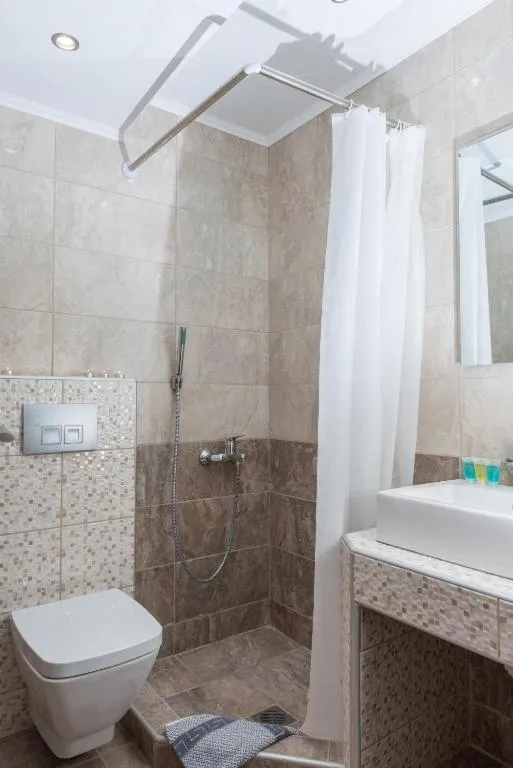 Bathroom in Ammos Beach Seaside Luxury Suites Hotel