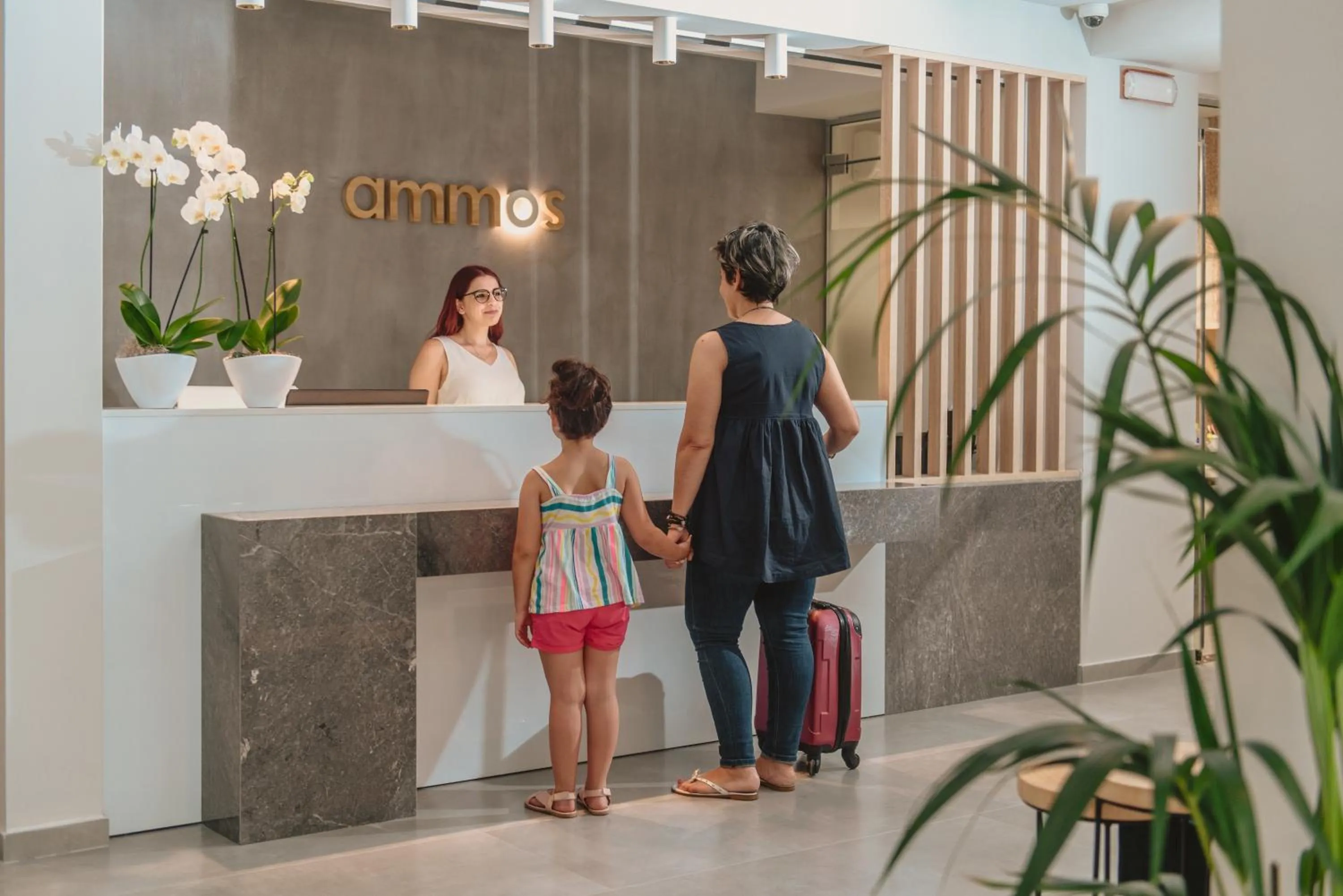 Lobby or reception in Ammos Beach Seaside Luxury Suites Hotel