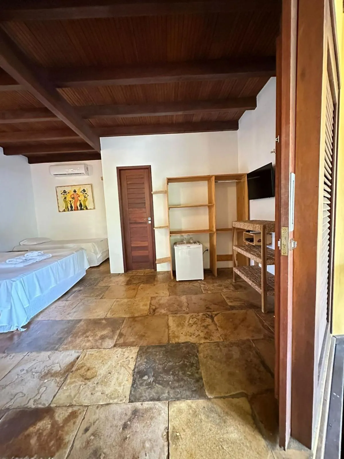 Bed in Pousada Vento do Kite