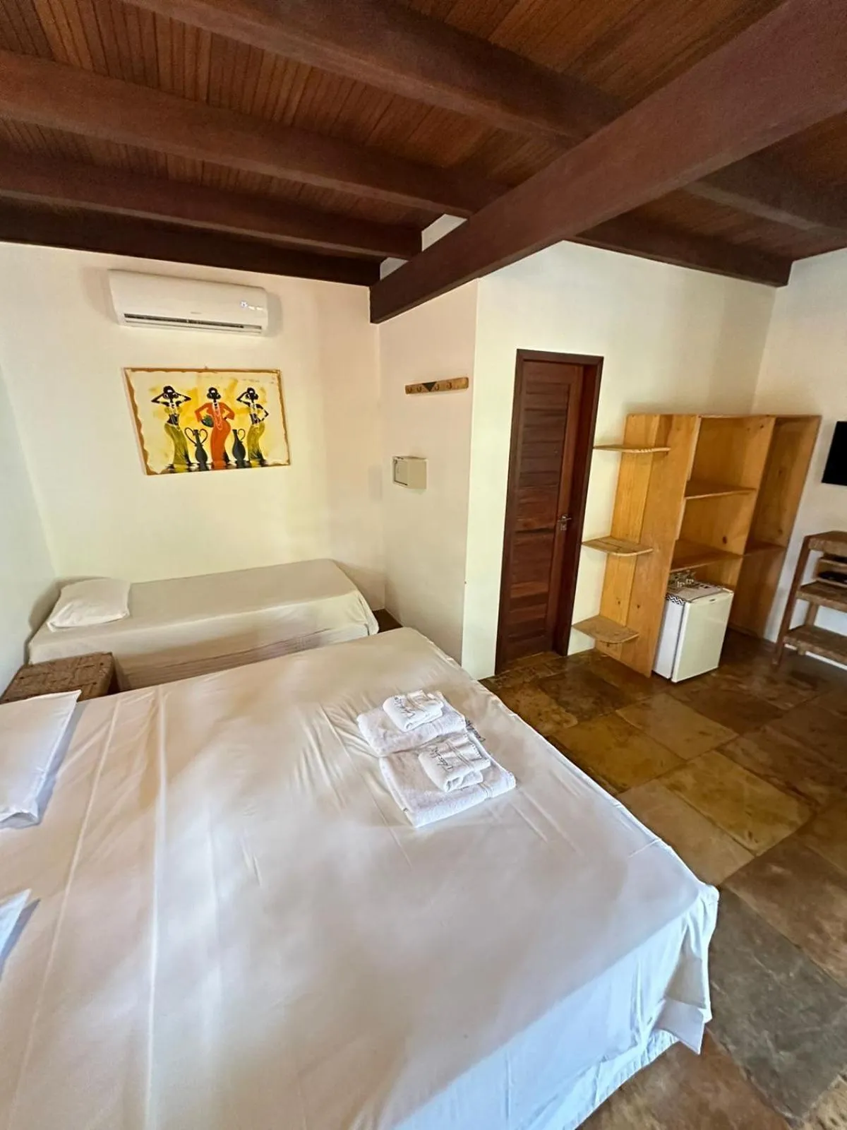 Bed in Pousada Vento do Kite