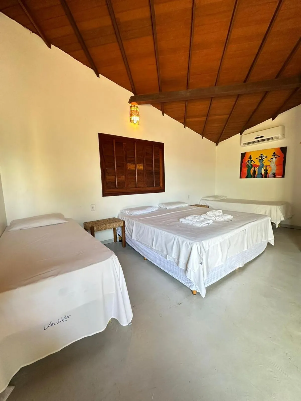 Bed in Pousada Vento do Kite