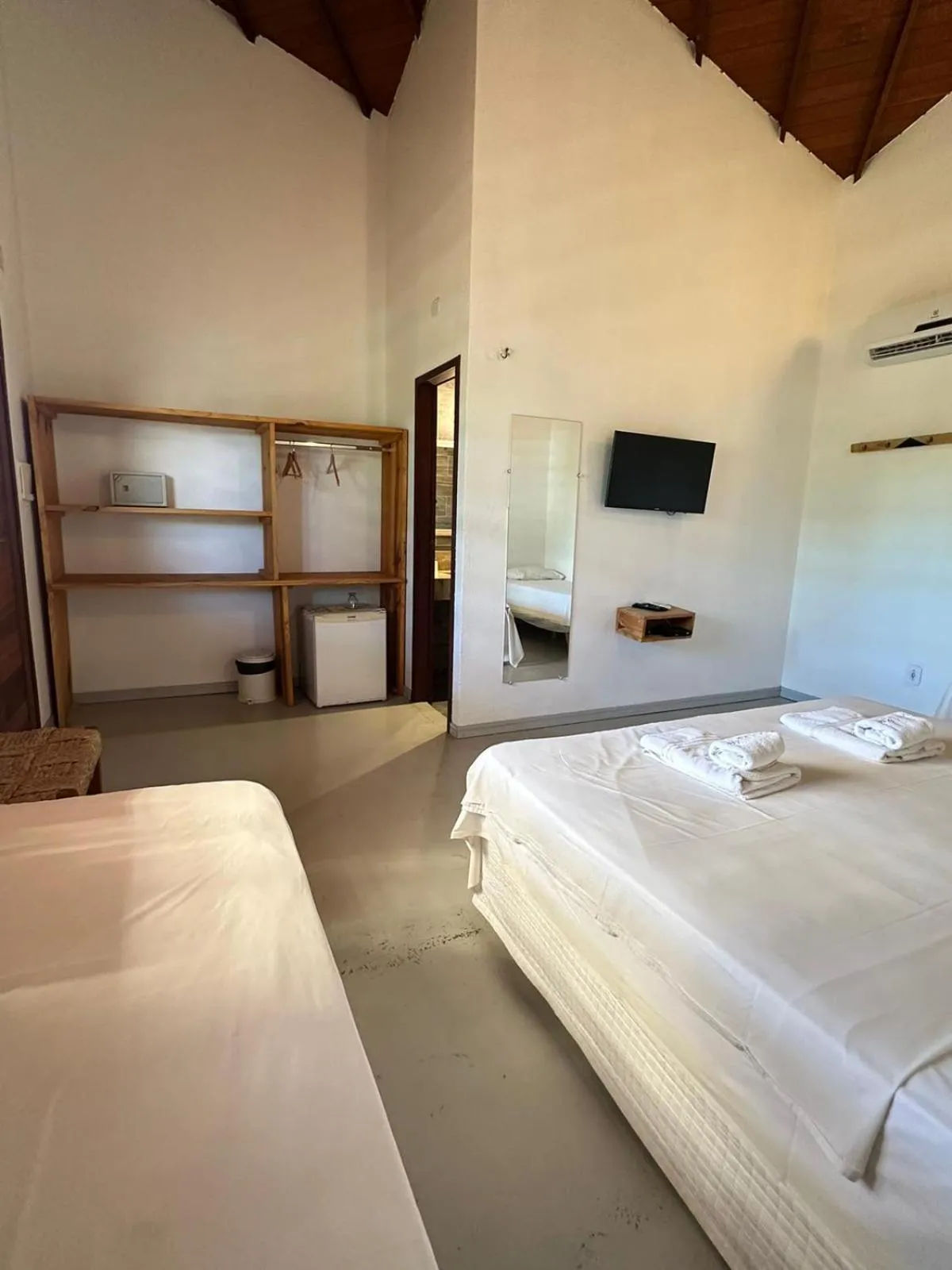 Bed in Pousada Vento do Kite