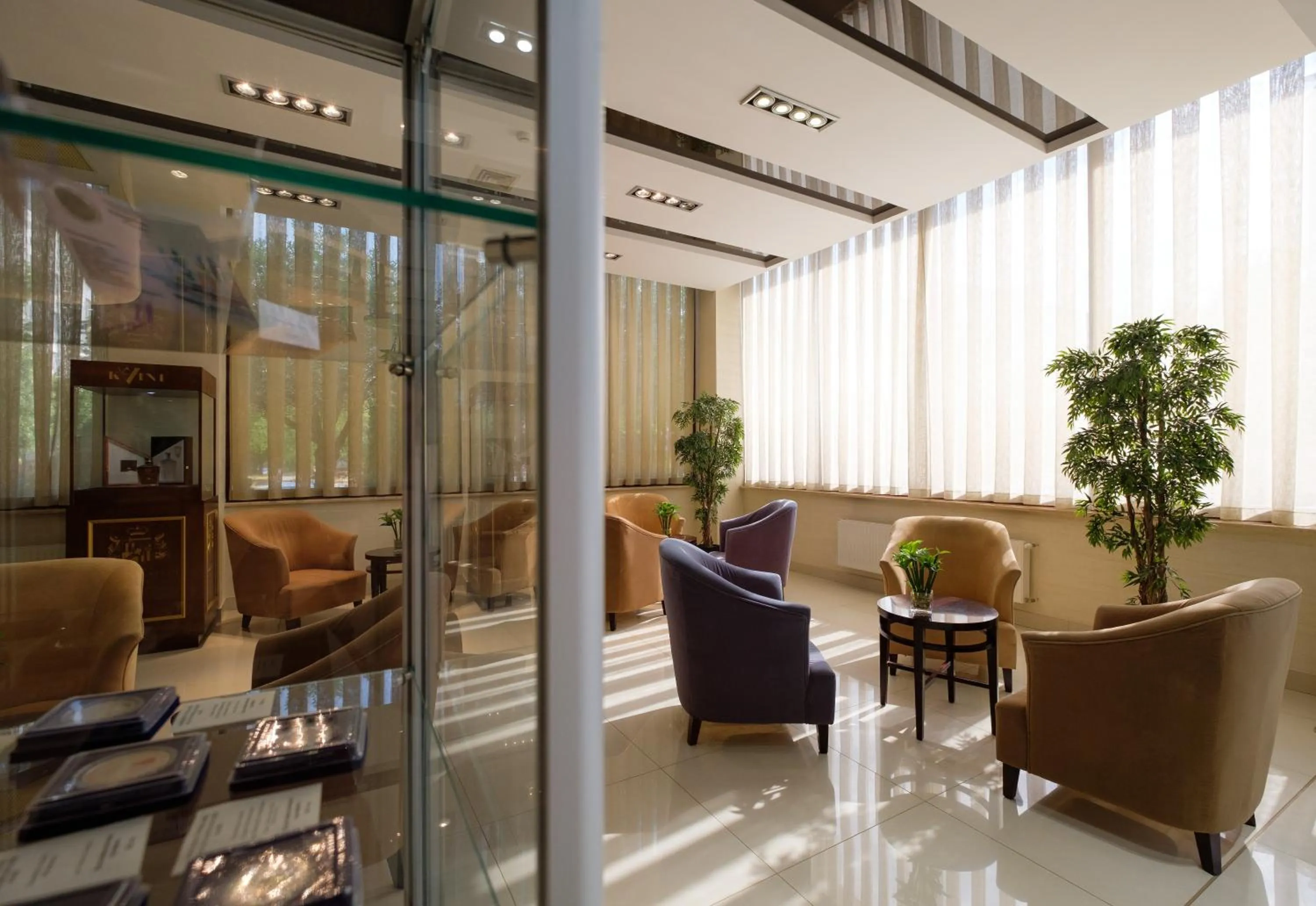 Lobby or reception in Hotel Russia