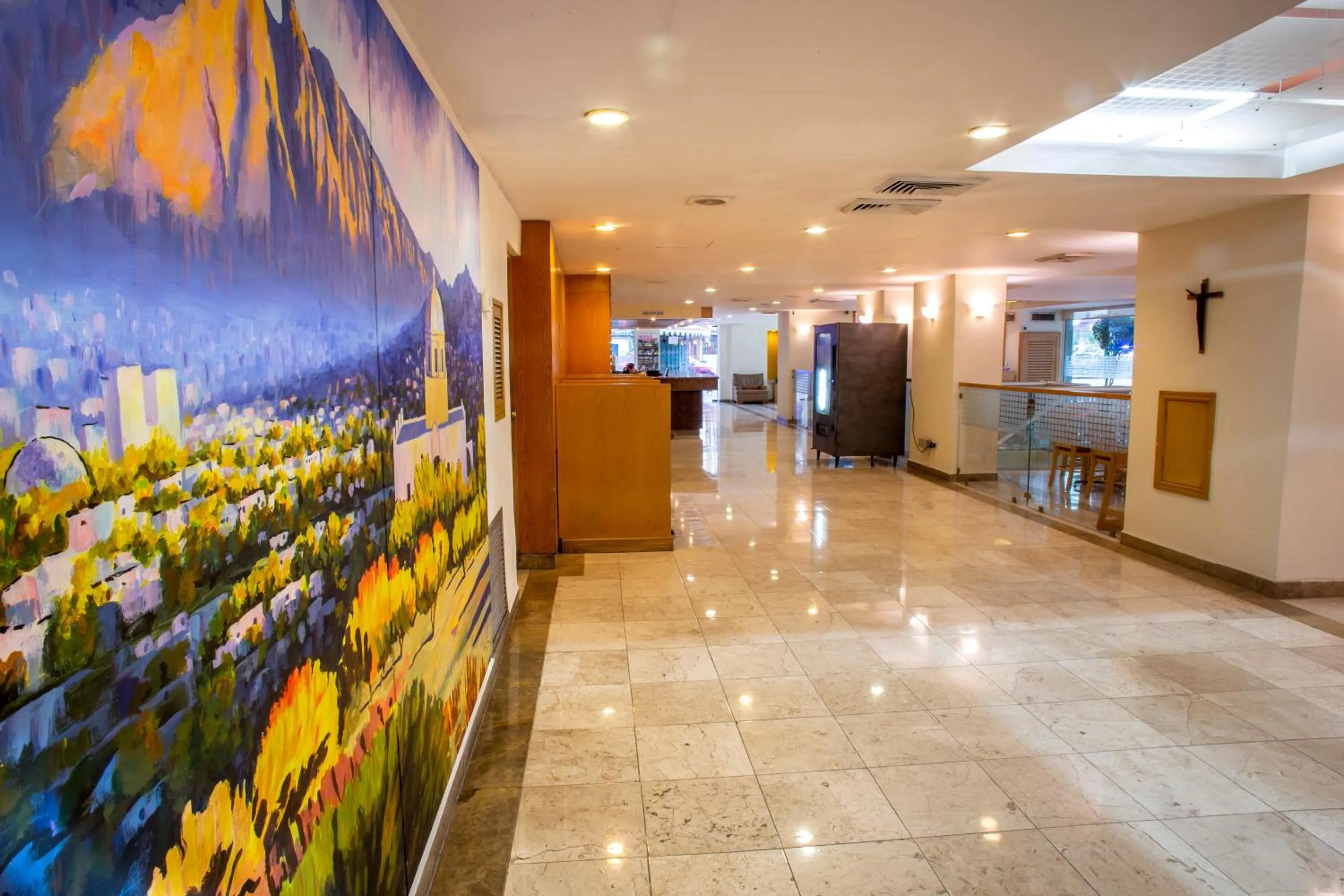 Lobby or reception in Hotel Plaza Calzada