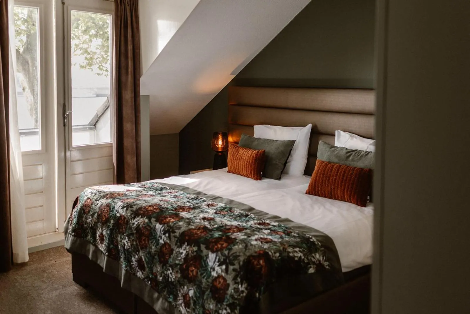 Bed in Hotel Restaurant Belvédère