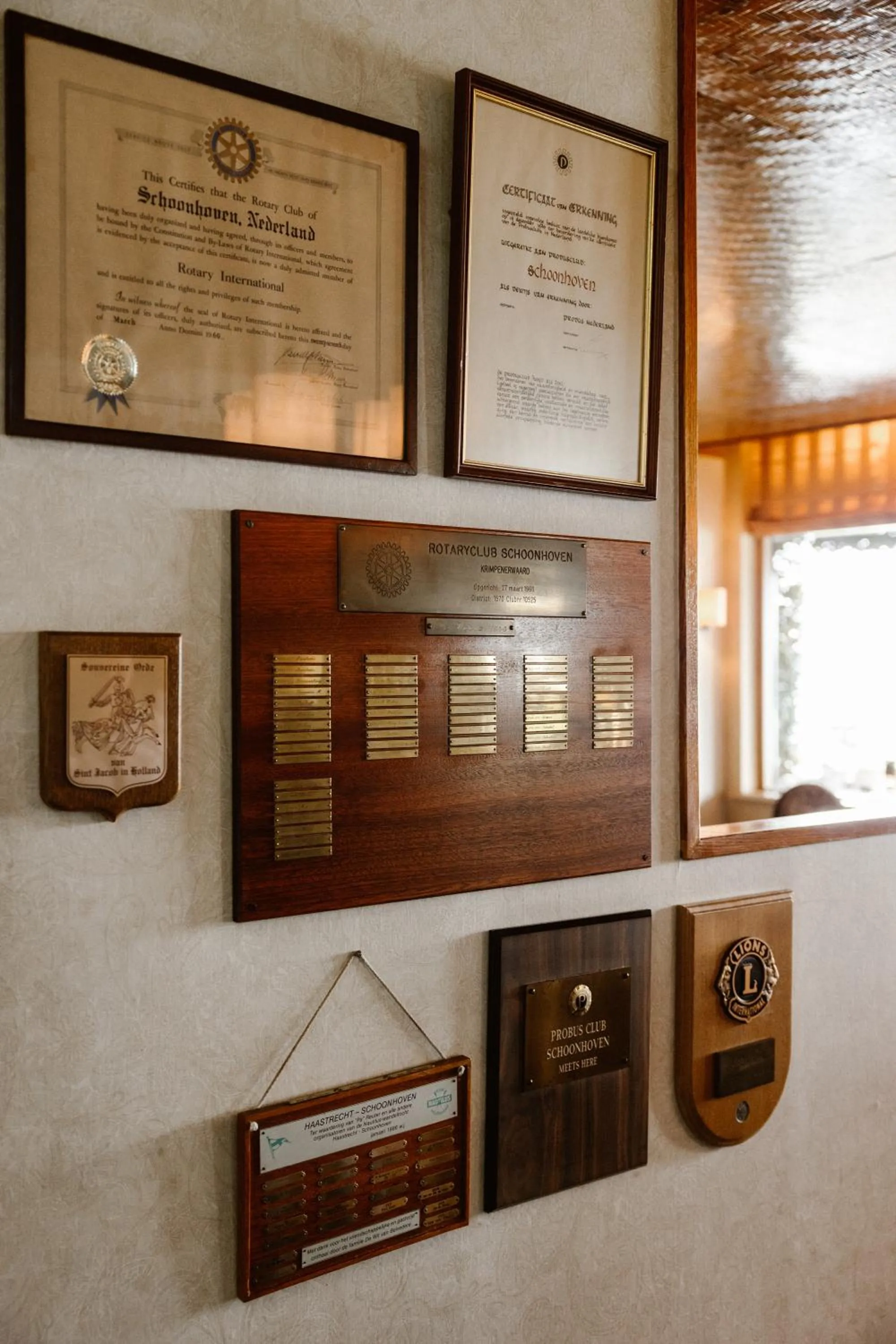 Logo/Certificate/Sign in Hotel Restaurant Belvédère