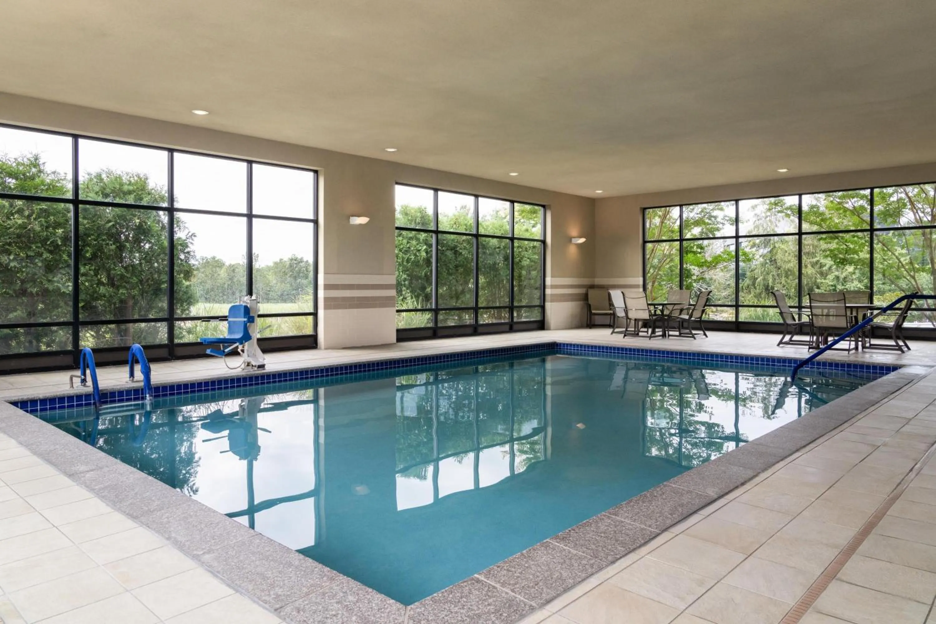Pool view in Hampton Inn Neptune