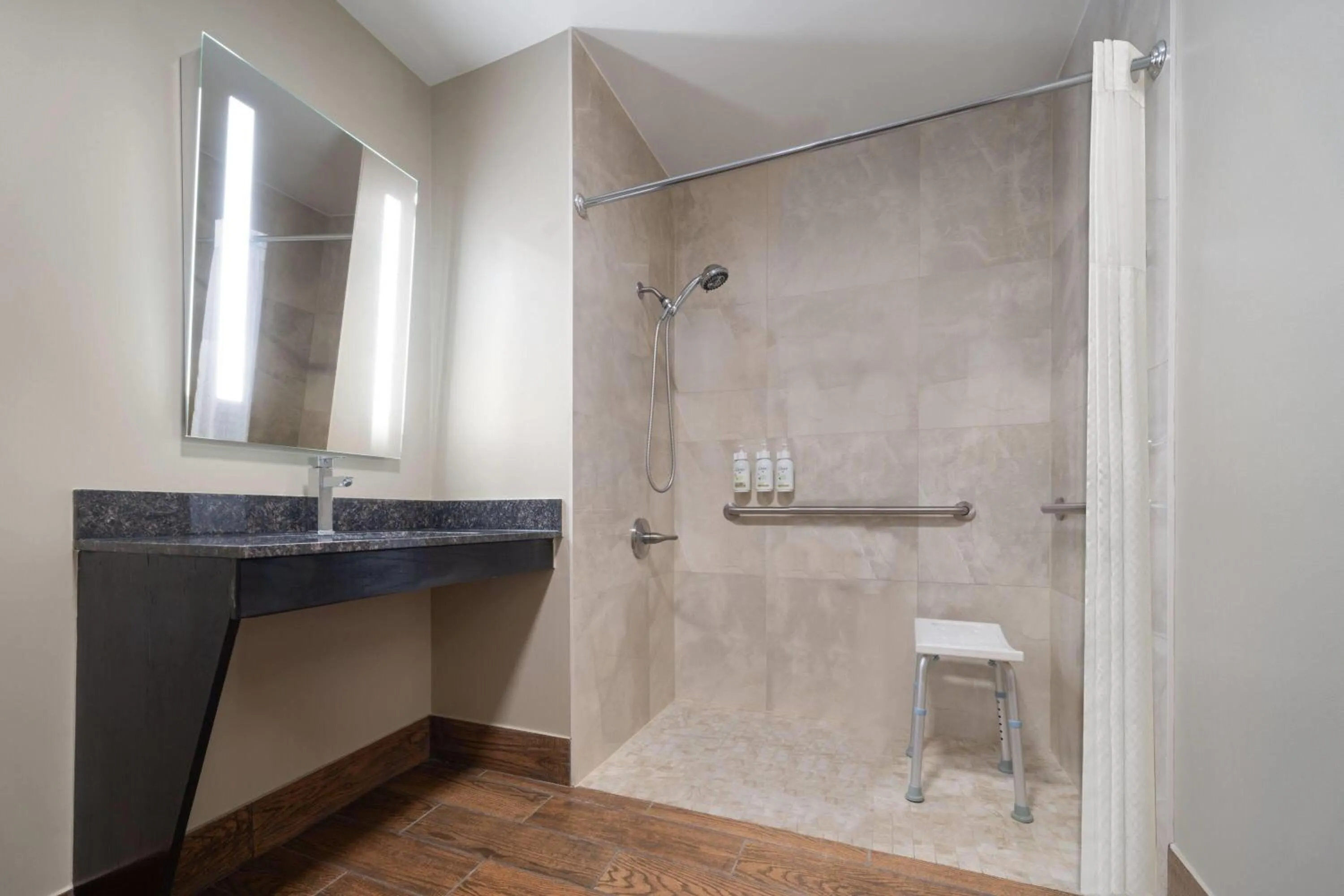 Shower in Baymont by Wyndham Commerce GA Near Tanger Outlets Mall