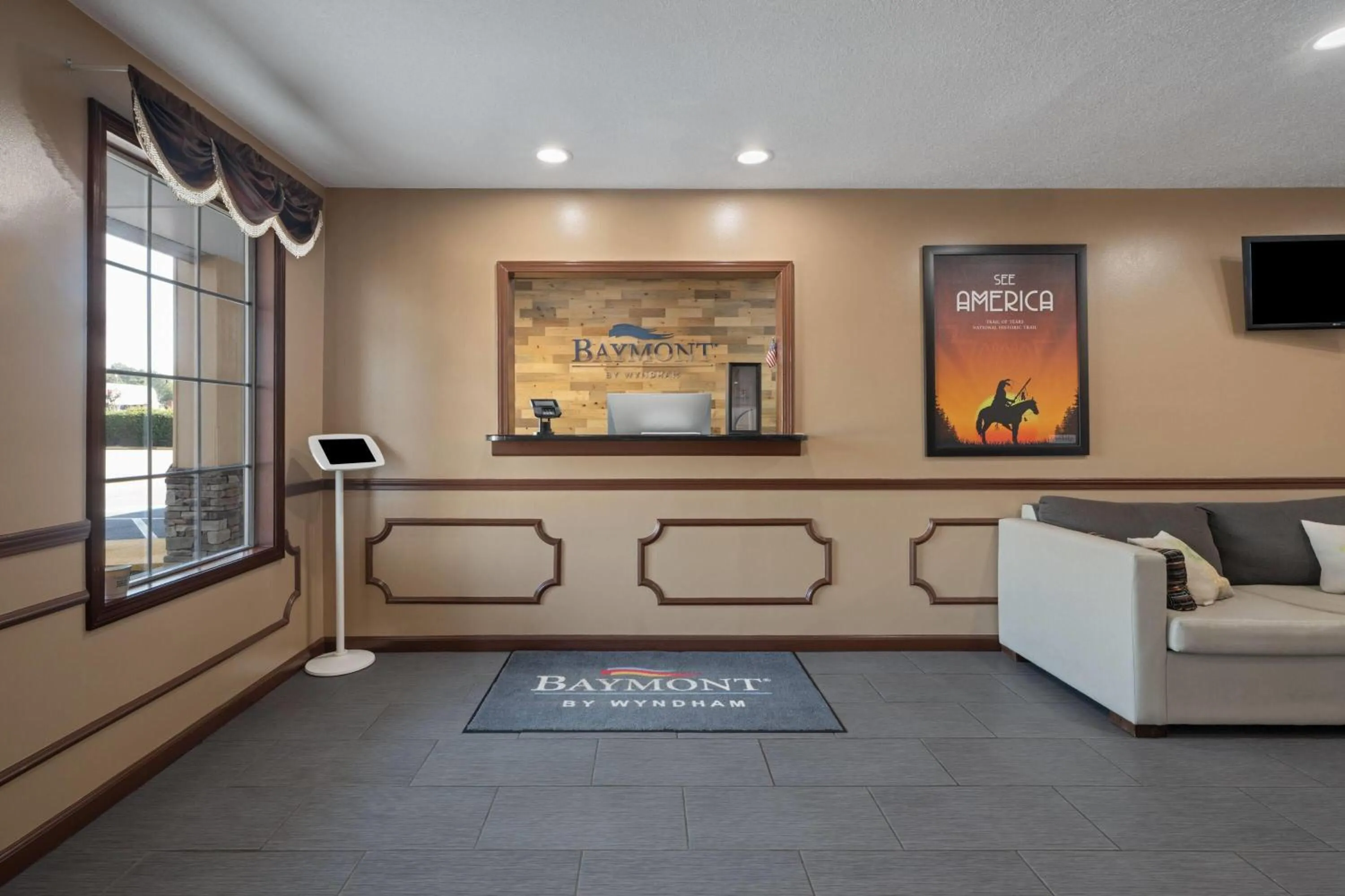 Lobby or reception in Baymont by Wyndham Commerce GA Near Tanger Outlets Mall