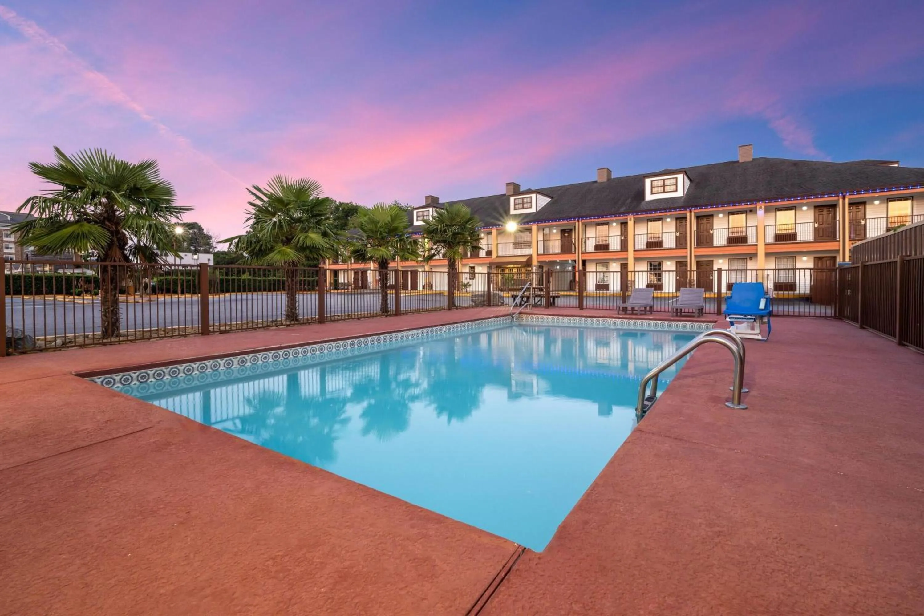 Swimming pool in Baymont by Wyndham Commerce GA Near Tanger Outlets Mall