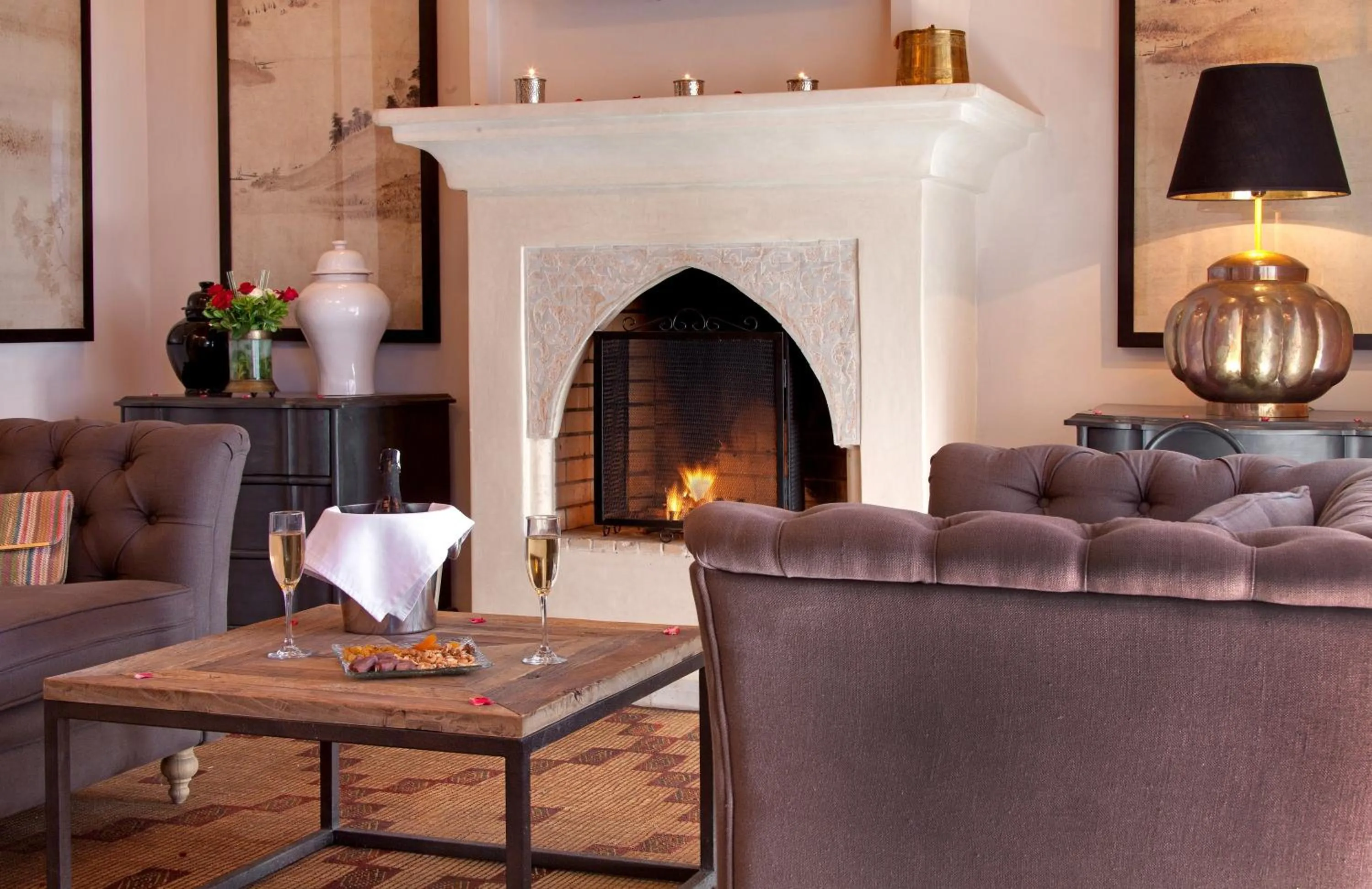 Living room in Palais de l'O - Maison d'hôtes