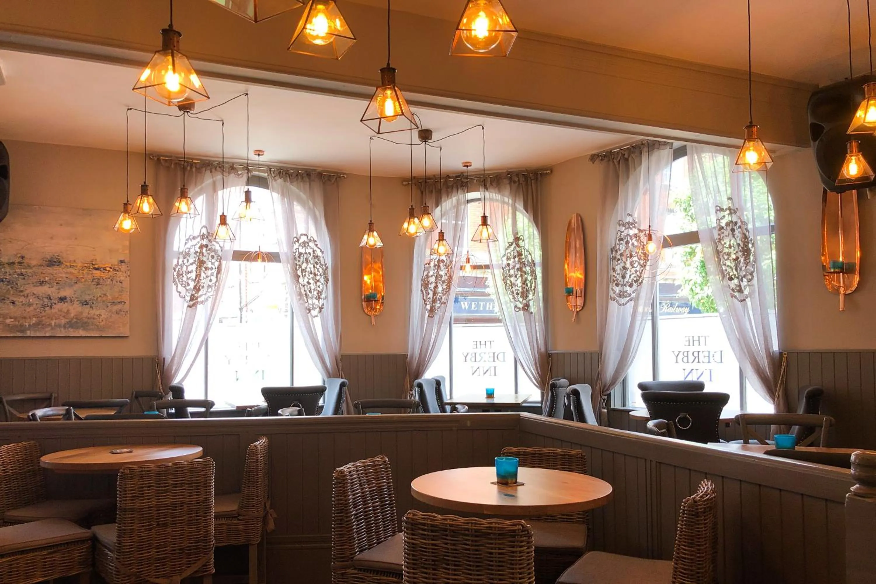 Seating area in The Derby Hotel