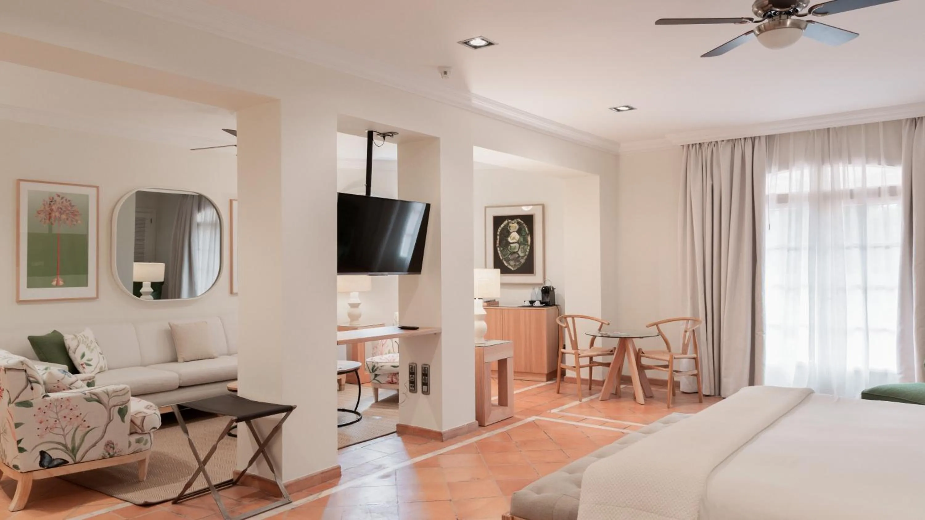 Living room, Bed in Bahia del Duque