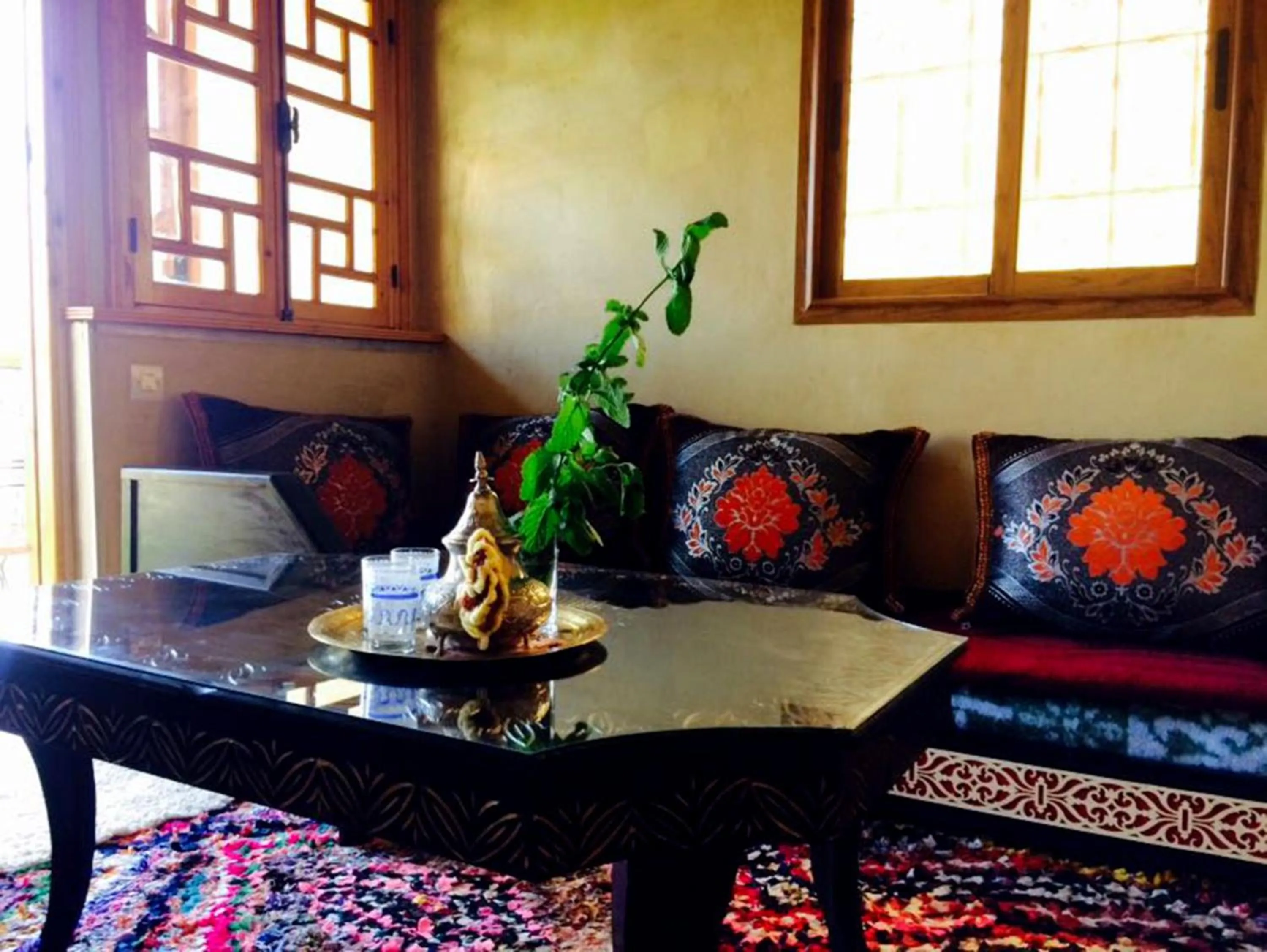 Seating area in Gite Tizi Mizik