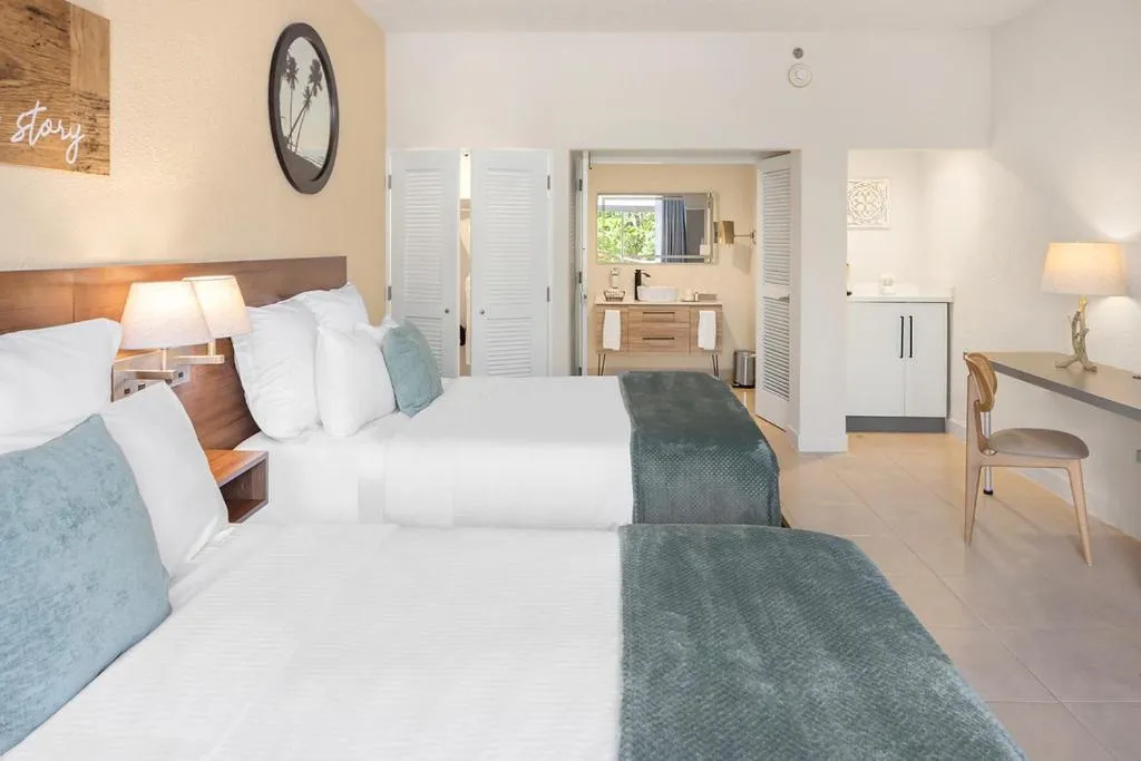 Playa Collection Queen Studio with Two Queen Beds and Garden View in Wyndham Palmas Beach and Golf Boutique Resort