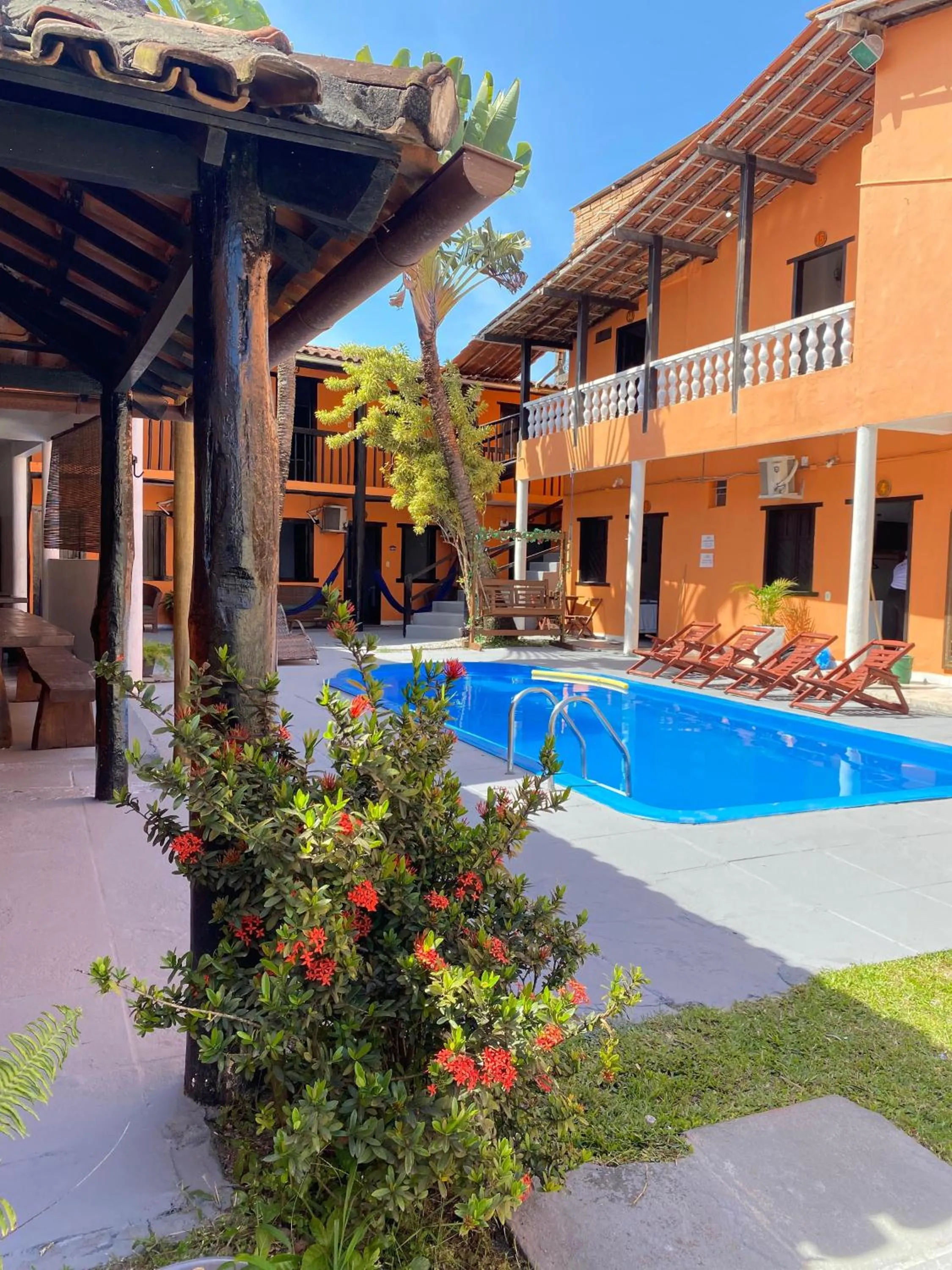 Swimming pool in Pousada Doce Abiu