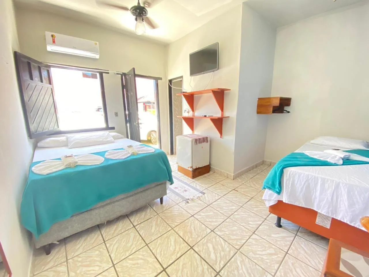 Bed in Pousada Doce Abiu