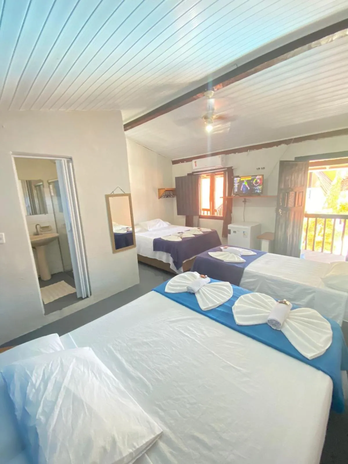 Bed in Pousada Doce Abiu