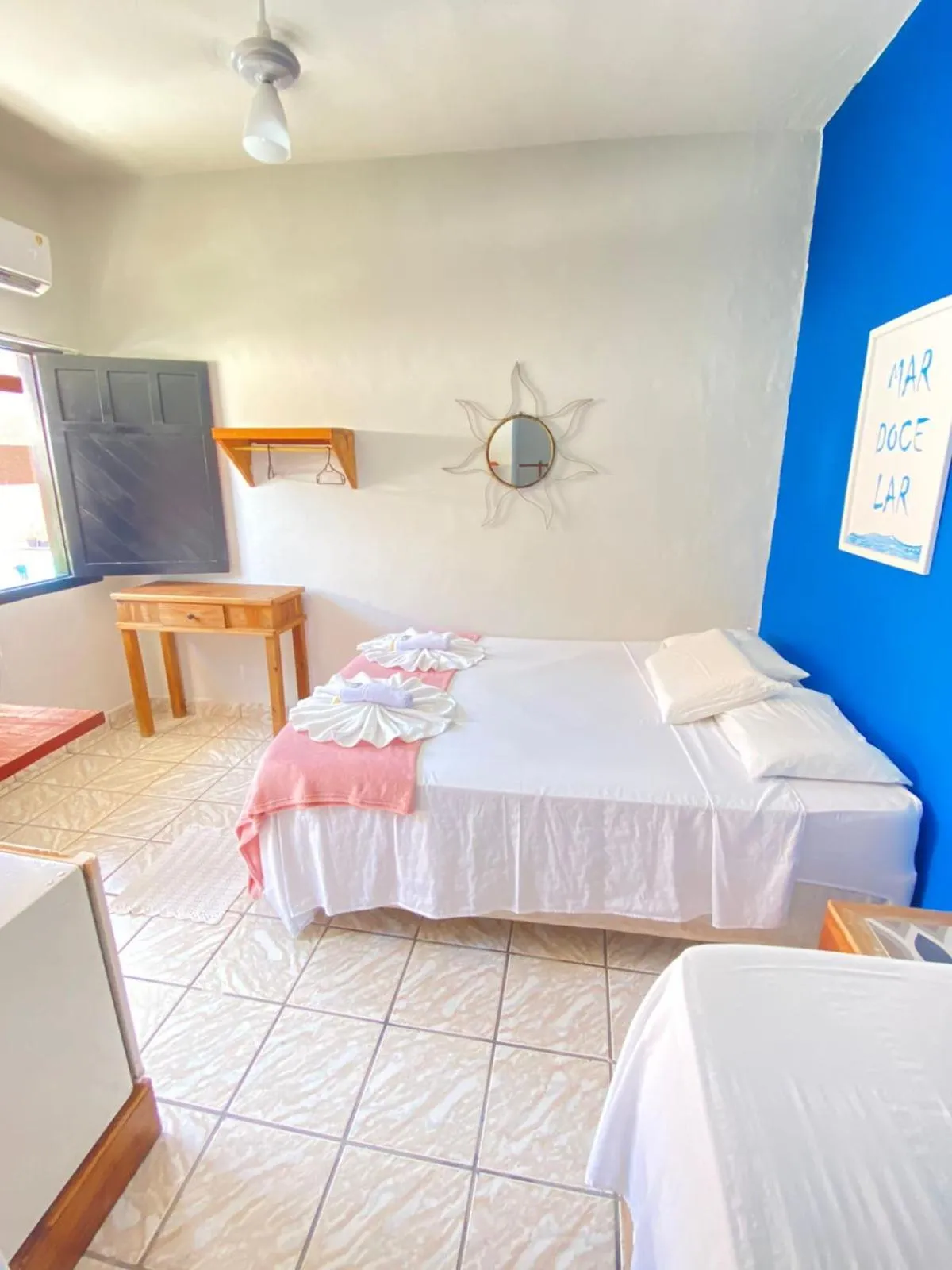 Bed in Pousada Doce Abiu