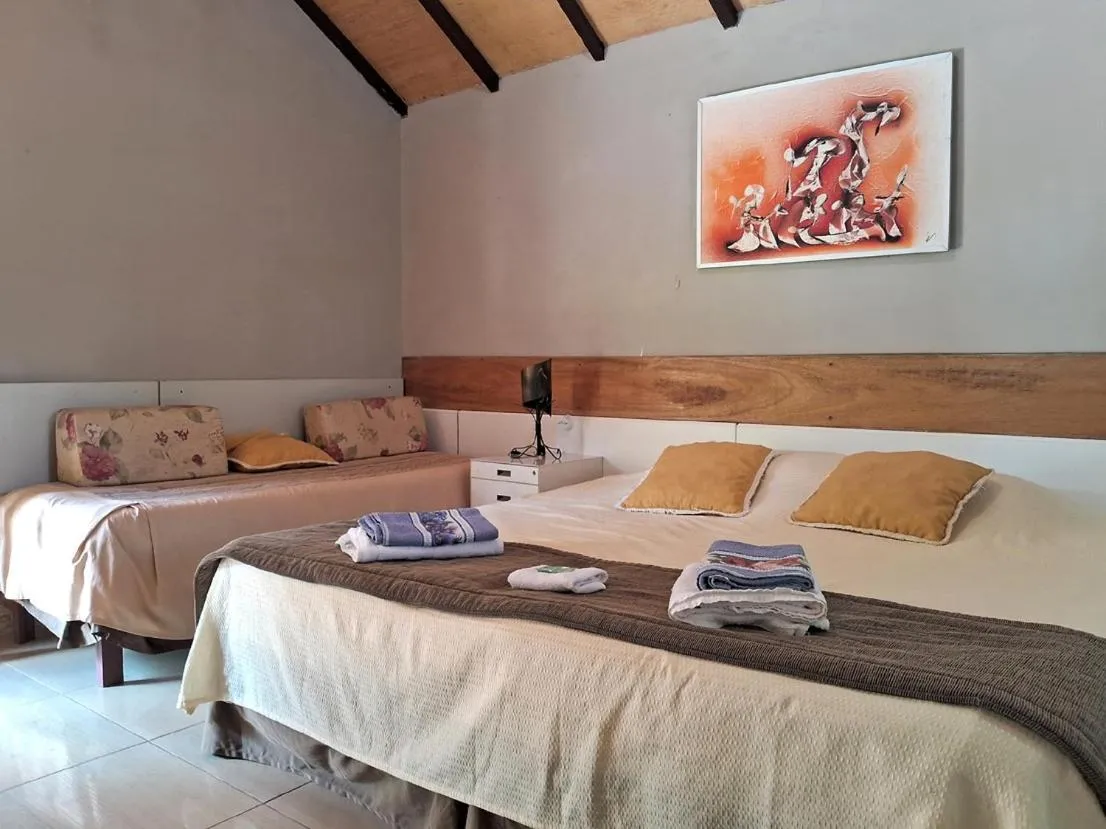 Bed in Pousada Juriti - Eco Hotel