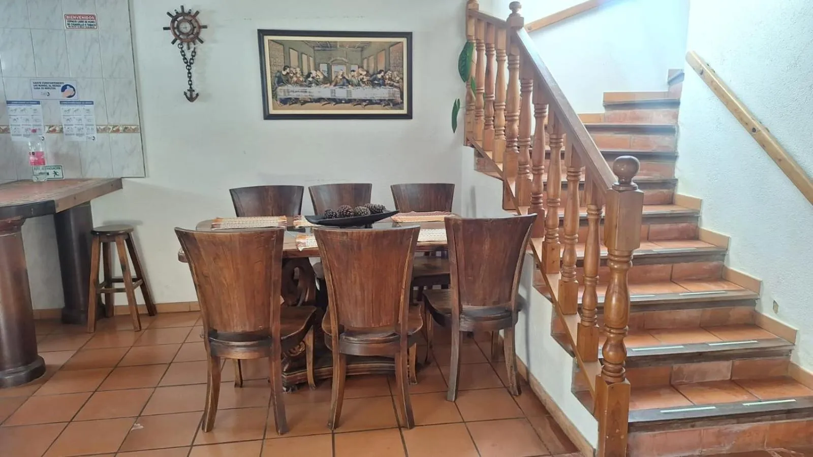 Dining area in Aparta Hotel El Refugio de María
