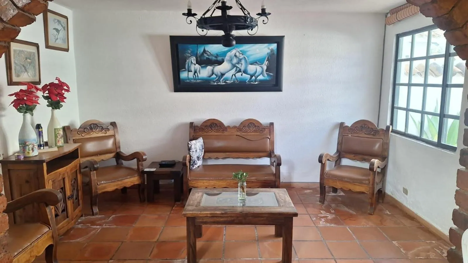 Dining area in Aparta Hotel El Refugio de María