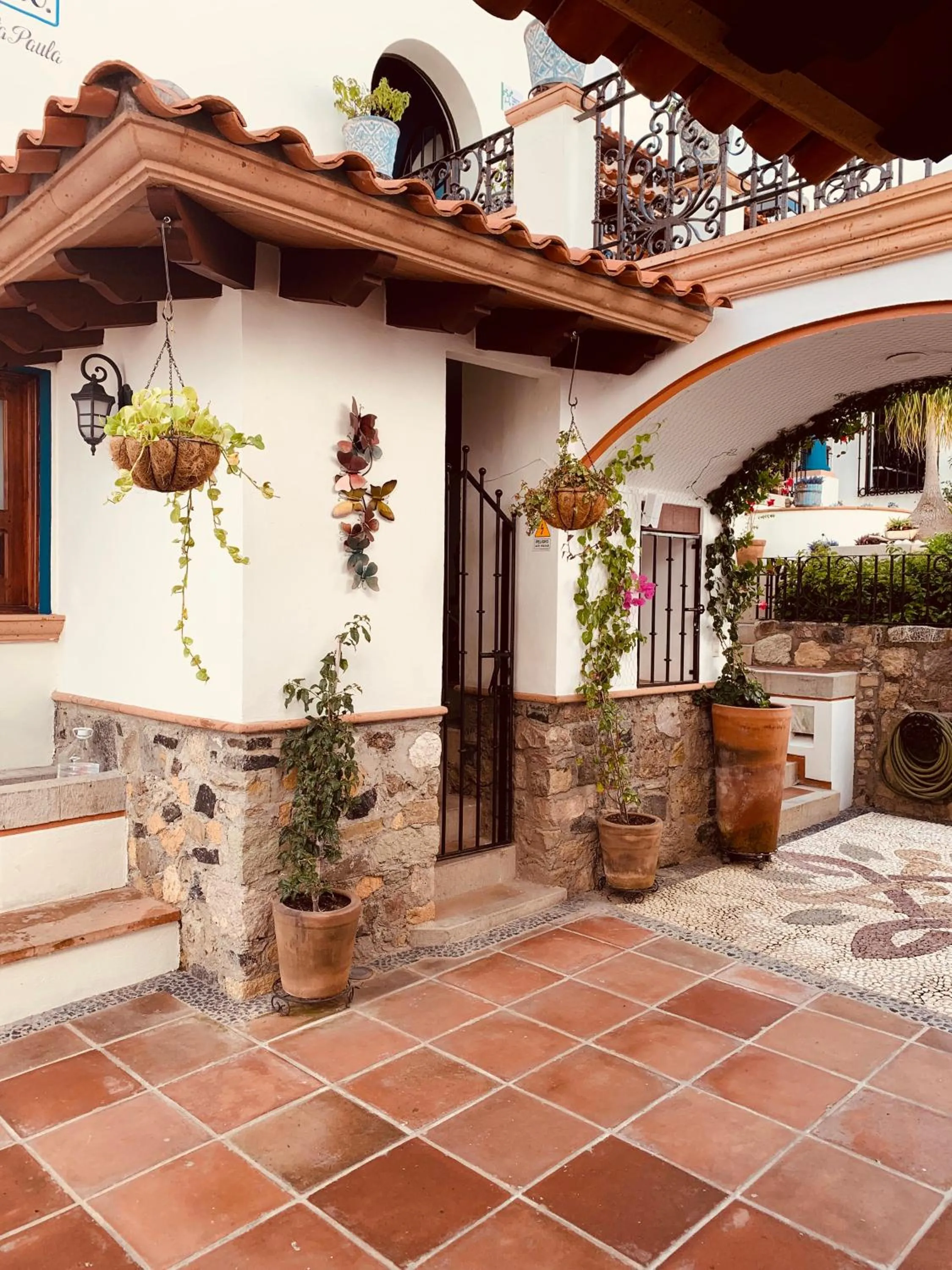 Patio in Hotel Santa Paula