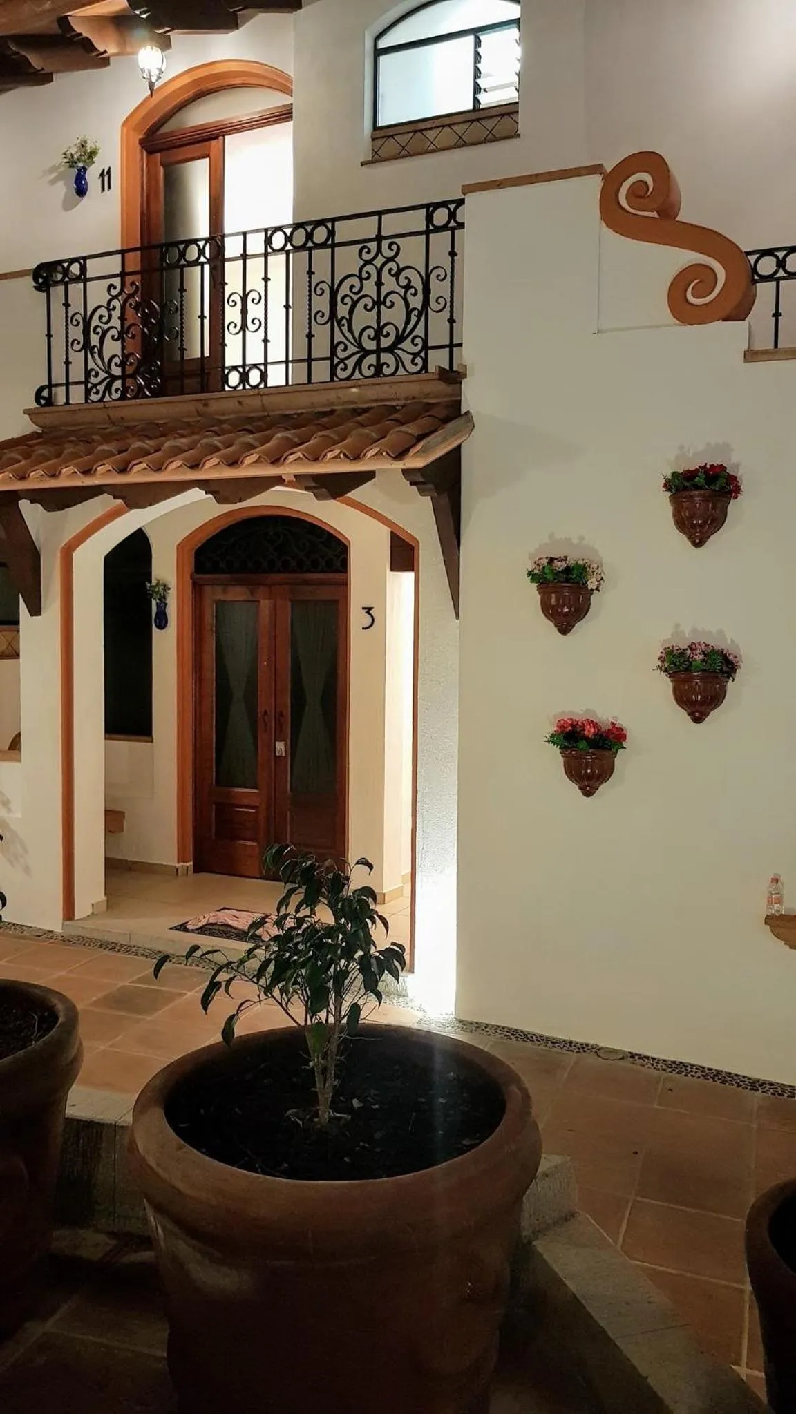 Patio in Hotel Santa Paula