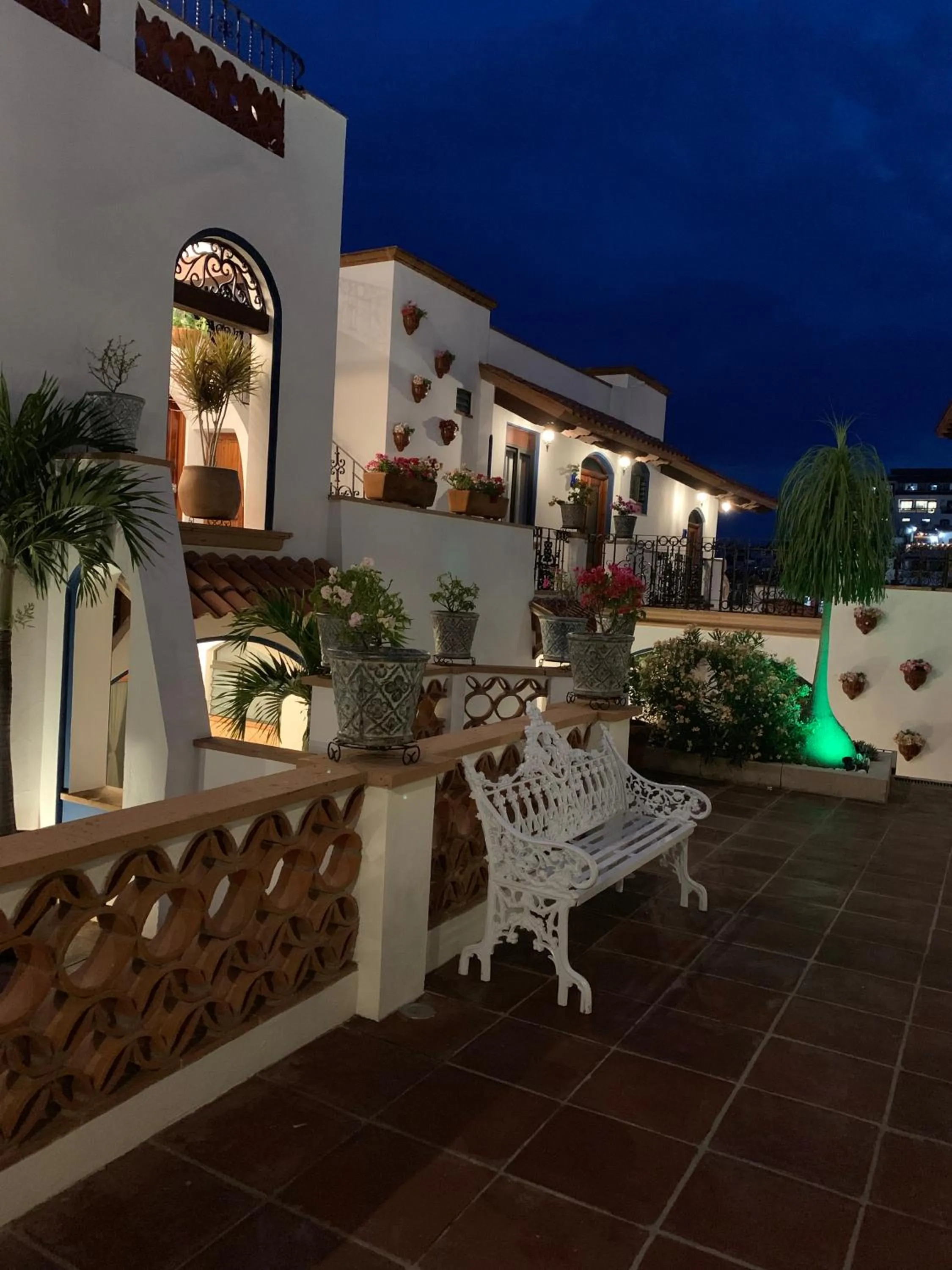 Patio in Hotel Santa Paula